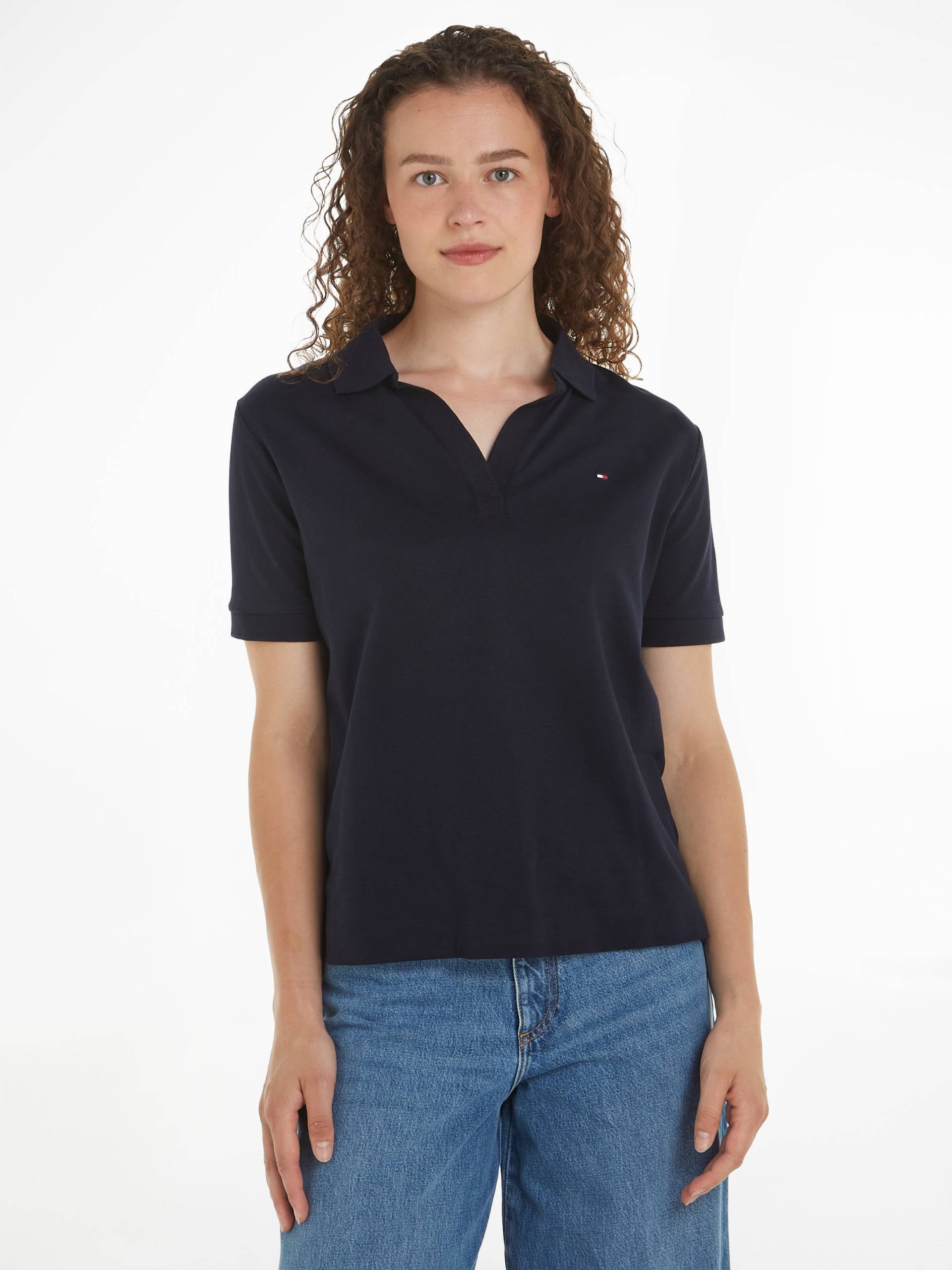 Tommy Hilfiger Poloshirt »RLX OPEN PLACKET LYOCELL POLO SS«, mit Logostickerei Tommy Hilfiger Poloshirt »RLX OPEN PLACKET LYOCELL POLO SS«, mit Logostickerei von TOMMY HILFIGER