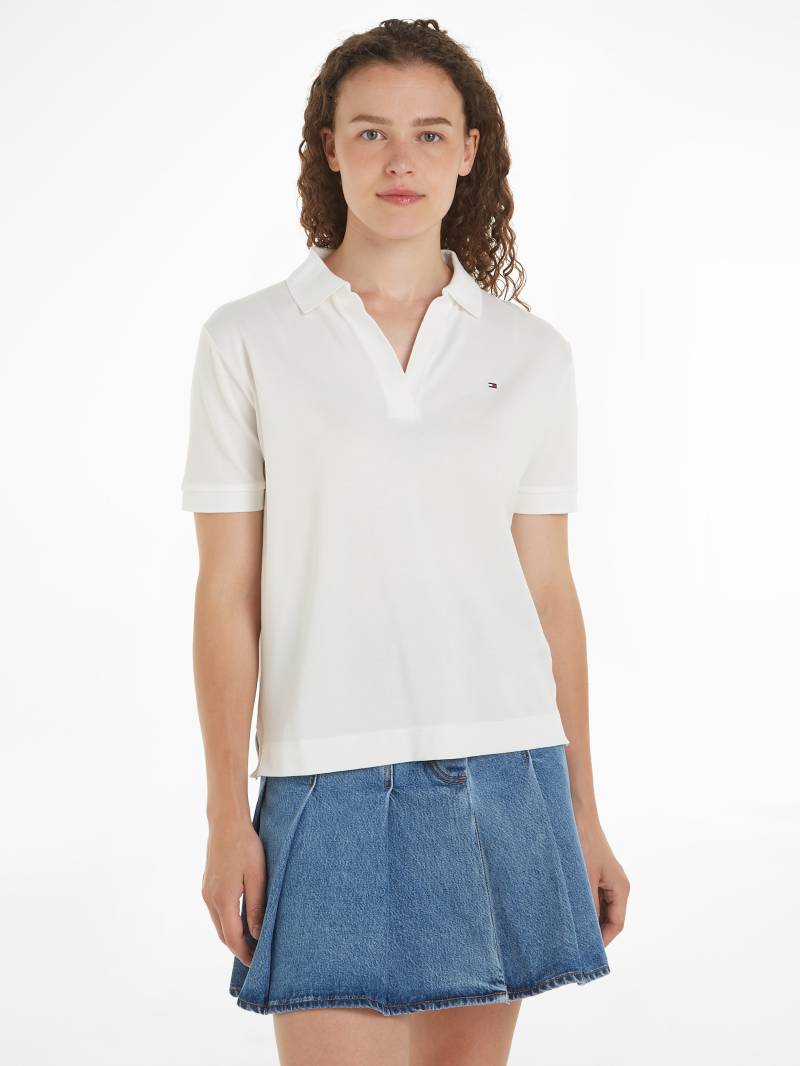 Tommy Hilfiger Poloshirt »RLX OPEN PLACKET LYOCELL POLO SS«, mit Logostickerei von TOMMY HILFIGER