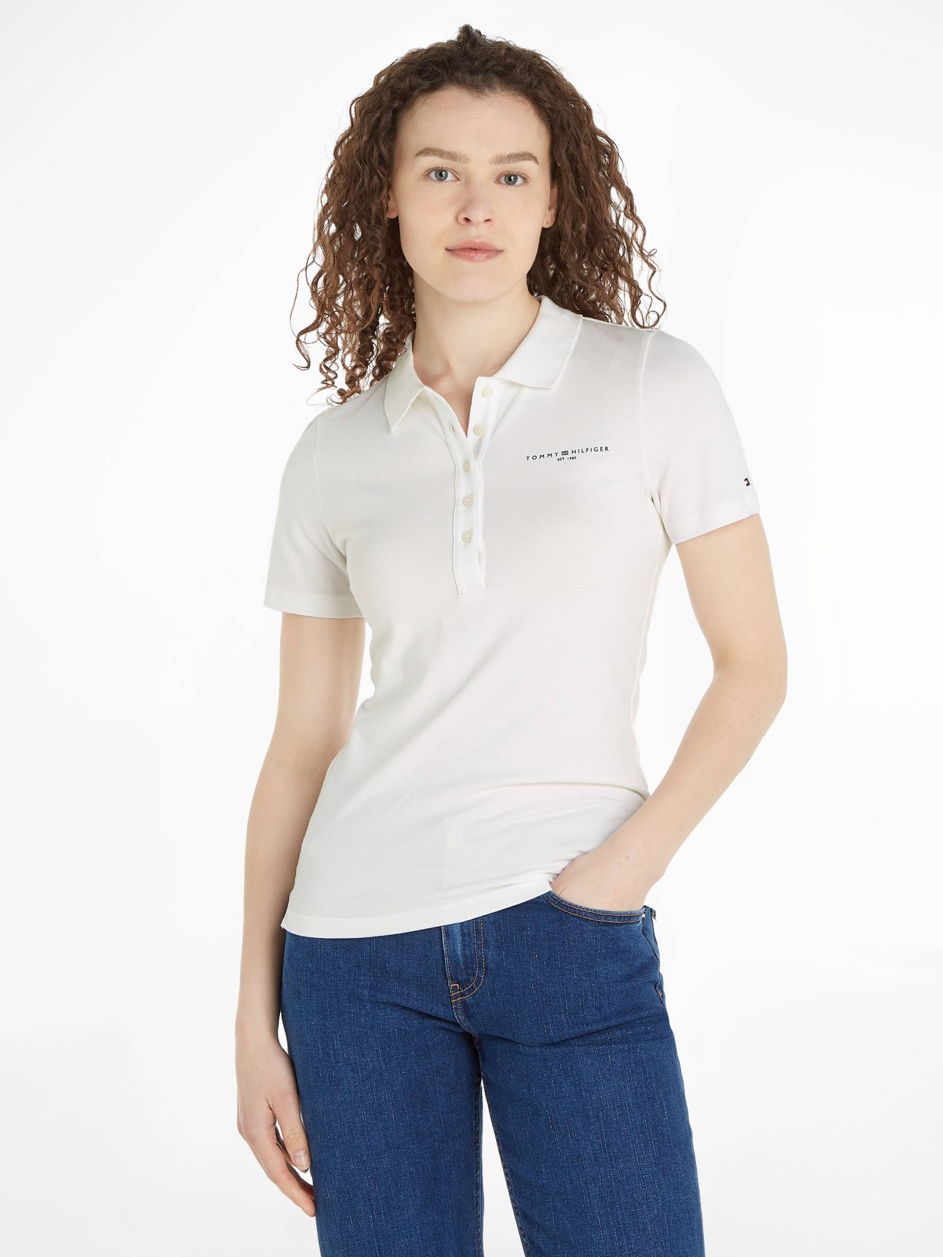 Tommy Hilfiger Poloshirt »SLIM MINI CORP LOGO POLO SS«, mit Logostickerei von TOMMY HILFIGER