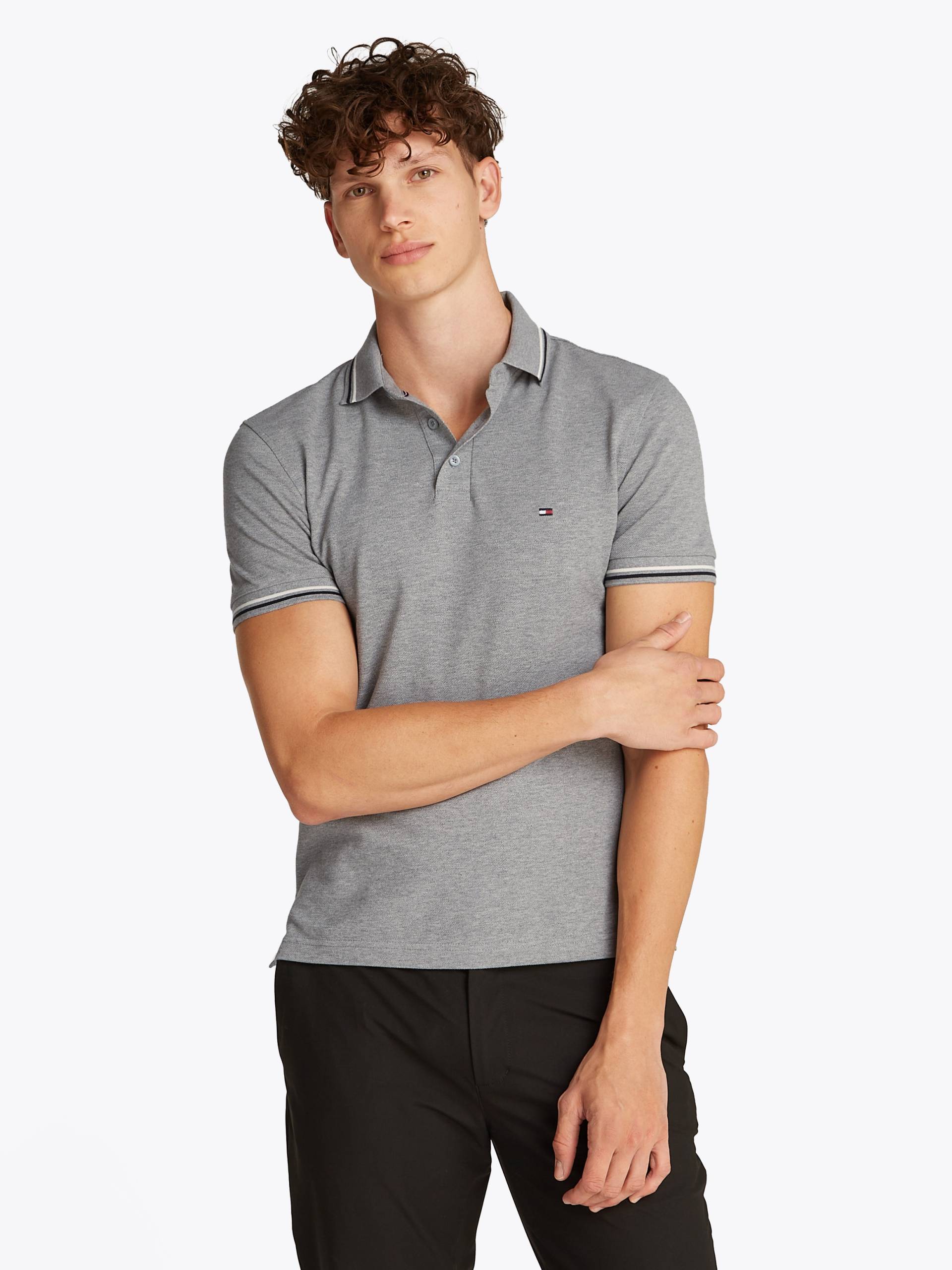 Tommy Hilfiger Poloshirt »TOMMY TIPPED SLIM POLO« von TOMMY HILFIGER