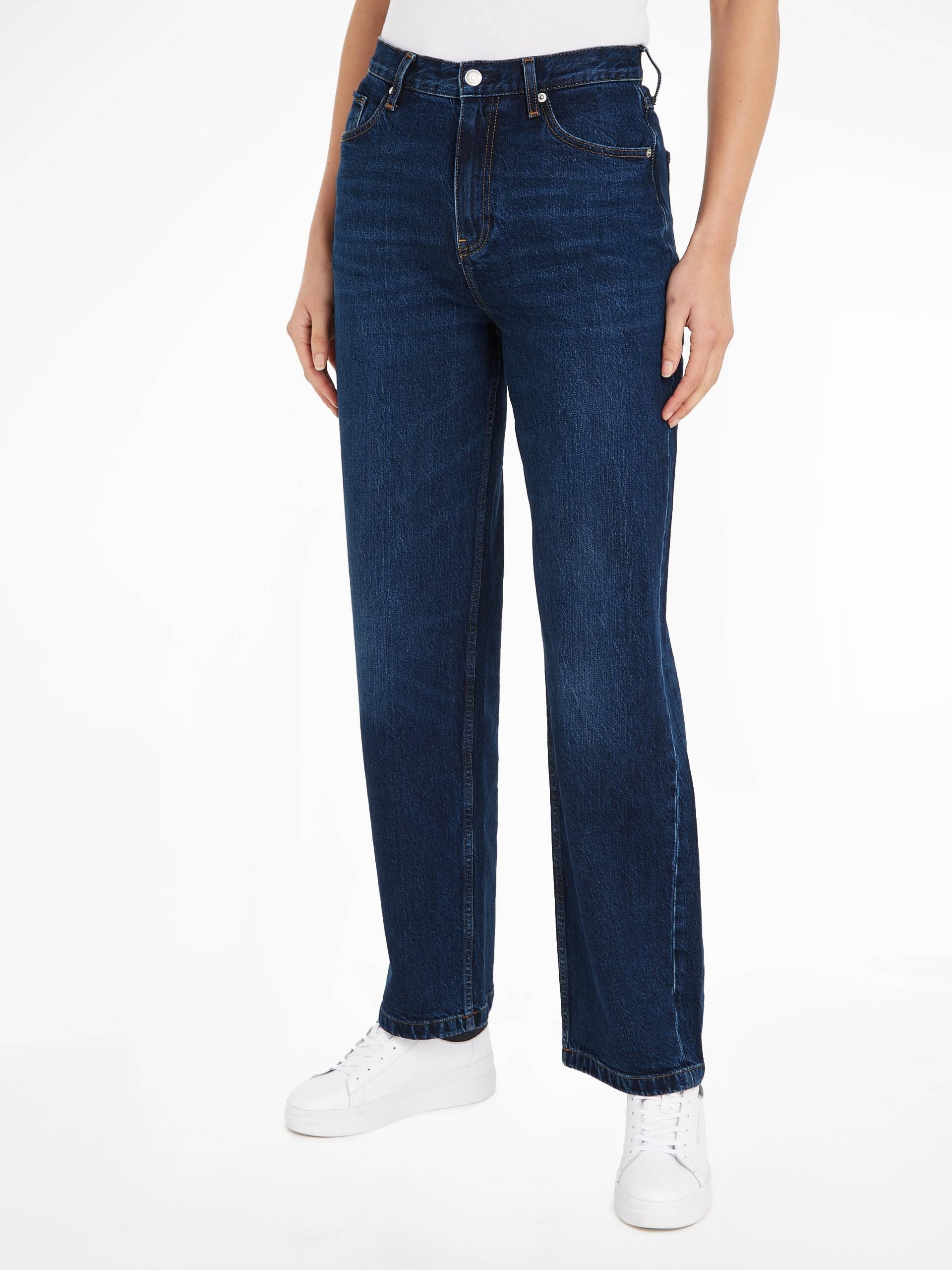 Tommy Hilfiger Straight-Jeans »RELAXED STRAIGHT HW PAM«, mit Tommy Hilfiger Logo-Badge von TOMMY HILFIGER