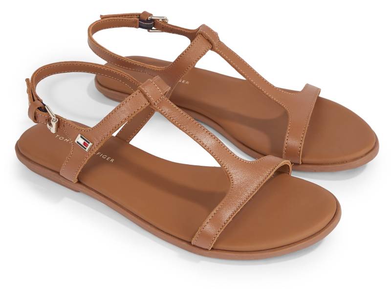 Tommy Hilfiger Riemchensandale »TH FLAT SANDAL«, Sommerschuh, Sandalette mit verstellbarem Riemchen von TOMMY HILFIGER