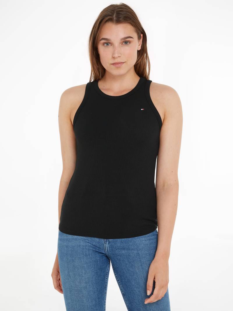 Tommy Hilfiger Ripptanktop »SLIM 5X2 RIB TANK TOP NS«, trägerloses elastisches Ripptop, Rundhals, Stapelpiece, schwer von TOMMY HILFIGER