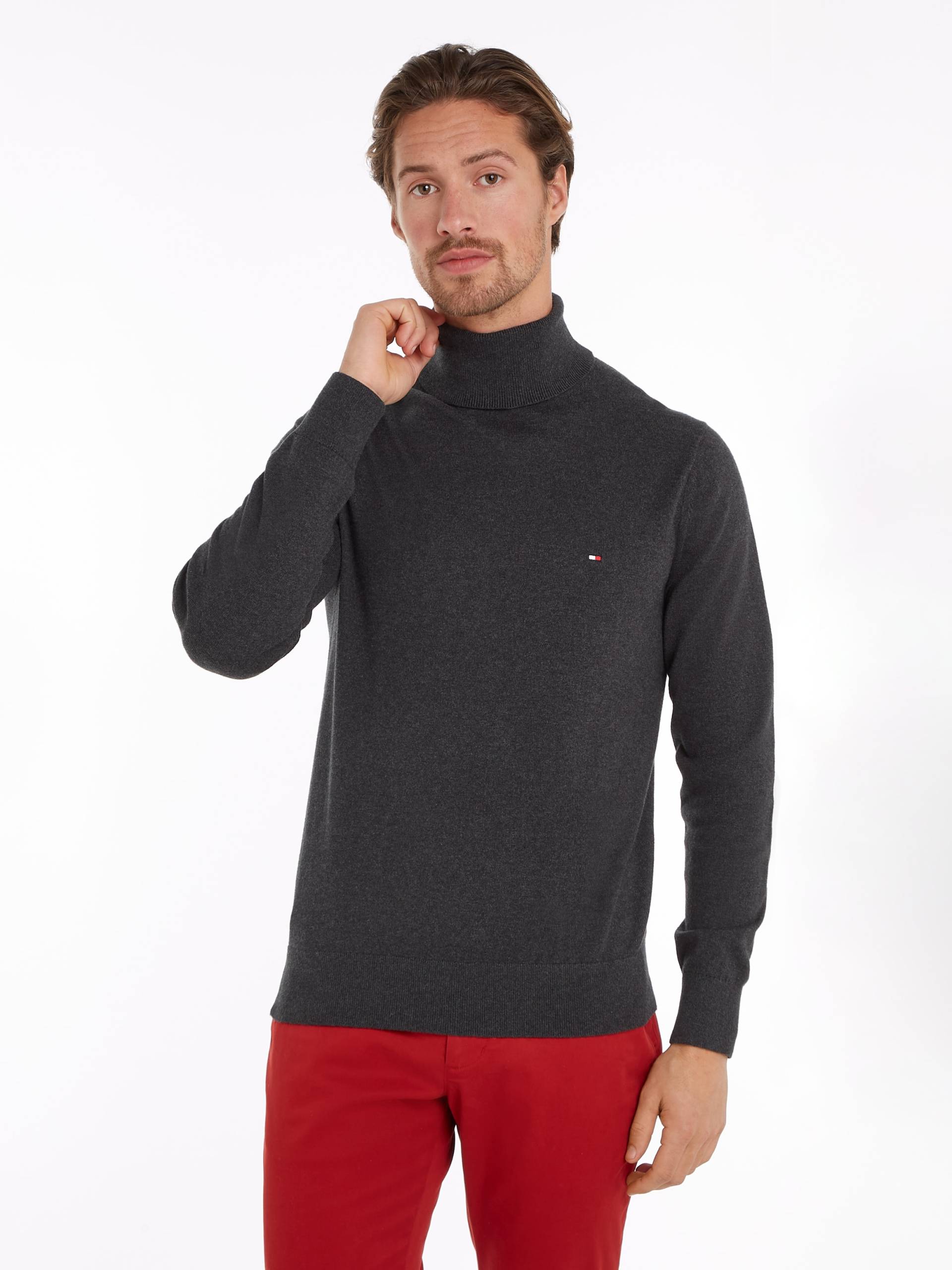 Tommy Hilfiger Rollkragenpullover »PIMA ORG CTN CASHMERE ROLL NECK« Tommy Hilfiger Rollkragenpullover »PIMA ORG CTN CASHMERE ROLL NECK« von TOMMY HILFIGER