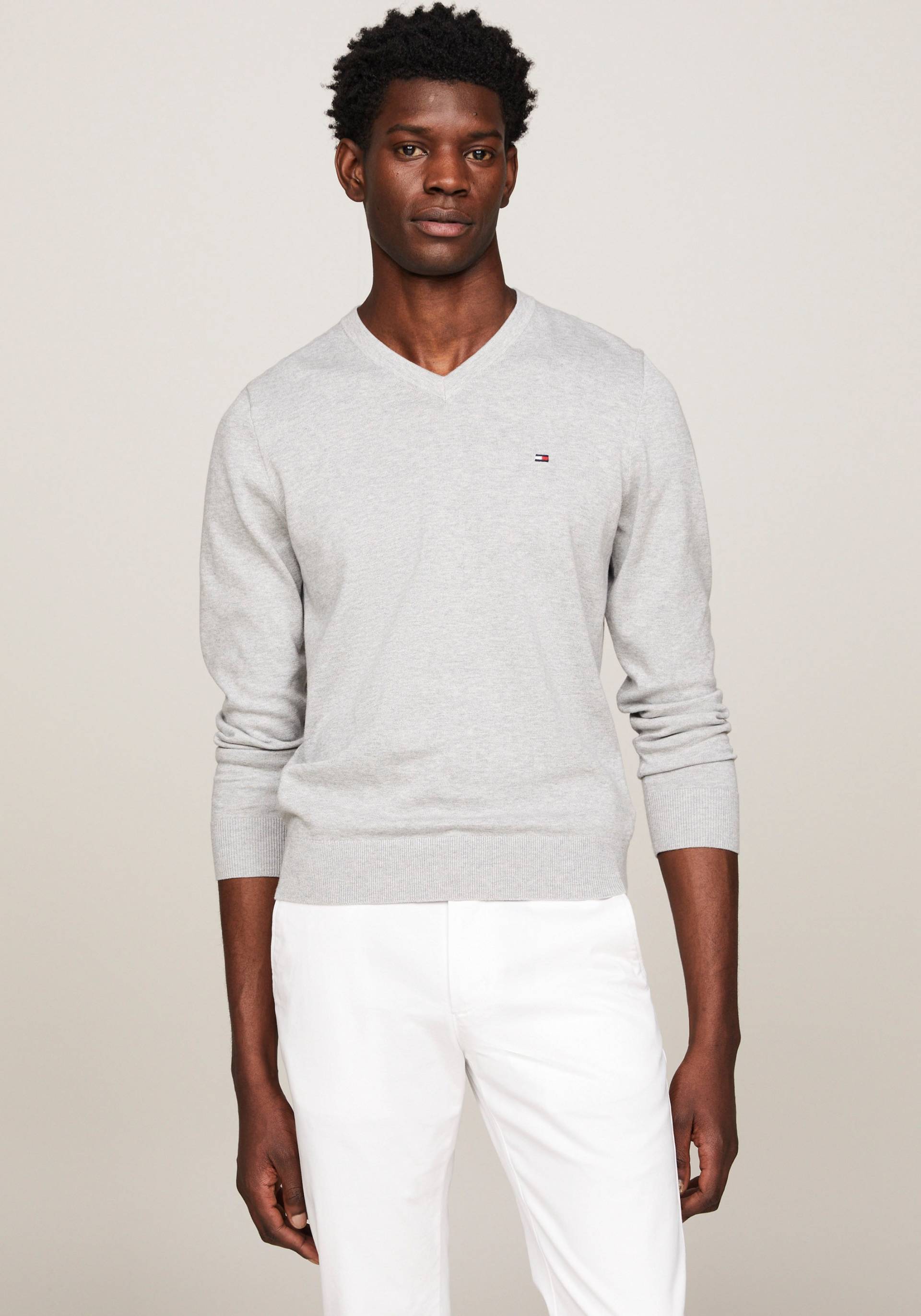 Tommy Hilfiger Rundhalspullover »DE COTTON CREW NECK« von TOMMY HILFIGER