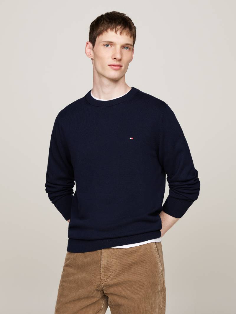 Tommy Hilfiger Rundhalspullover »PIMA ORG CTN CASHMERE CREW NECK« von TOMMY HILFIGER