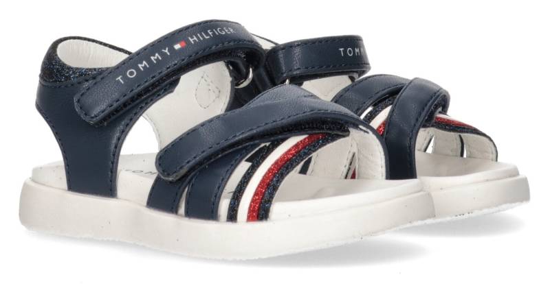 Tommy Hilfiger Sandale »STRIPES VELCRO SANDAL«, Sommerschuh, Klettschuh, Sandalette, mit Klettverschlüssen von TOMMY HILFIGER