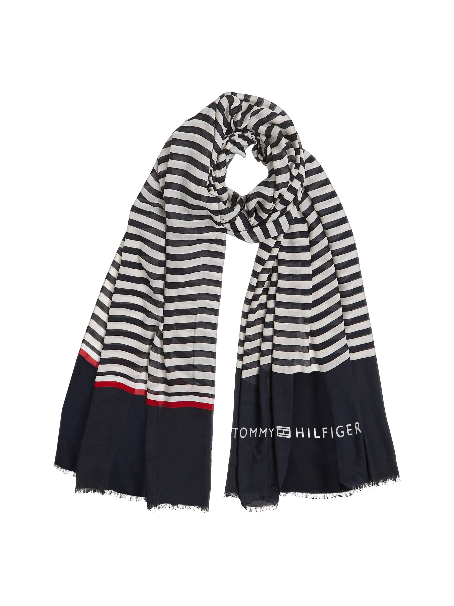 Tommy Hilfiger Schal »ESSENTIAL FLAG SCARF«, Mit Streifenmuster und Farbdetails von TOMMY HILFIGER