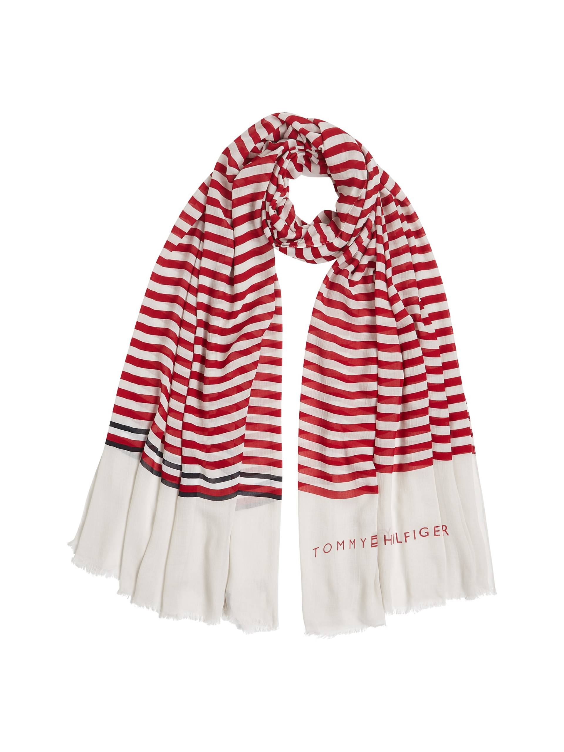 Tommy Hilfiger Schal »ESSENTIAL FLAG SCARF«, Mit Streifenmuster und Farbdetails von TOMMY HILFIGER