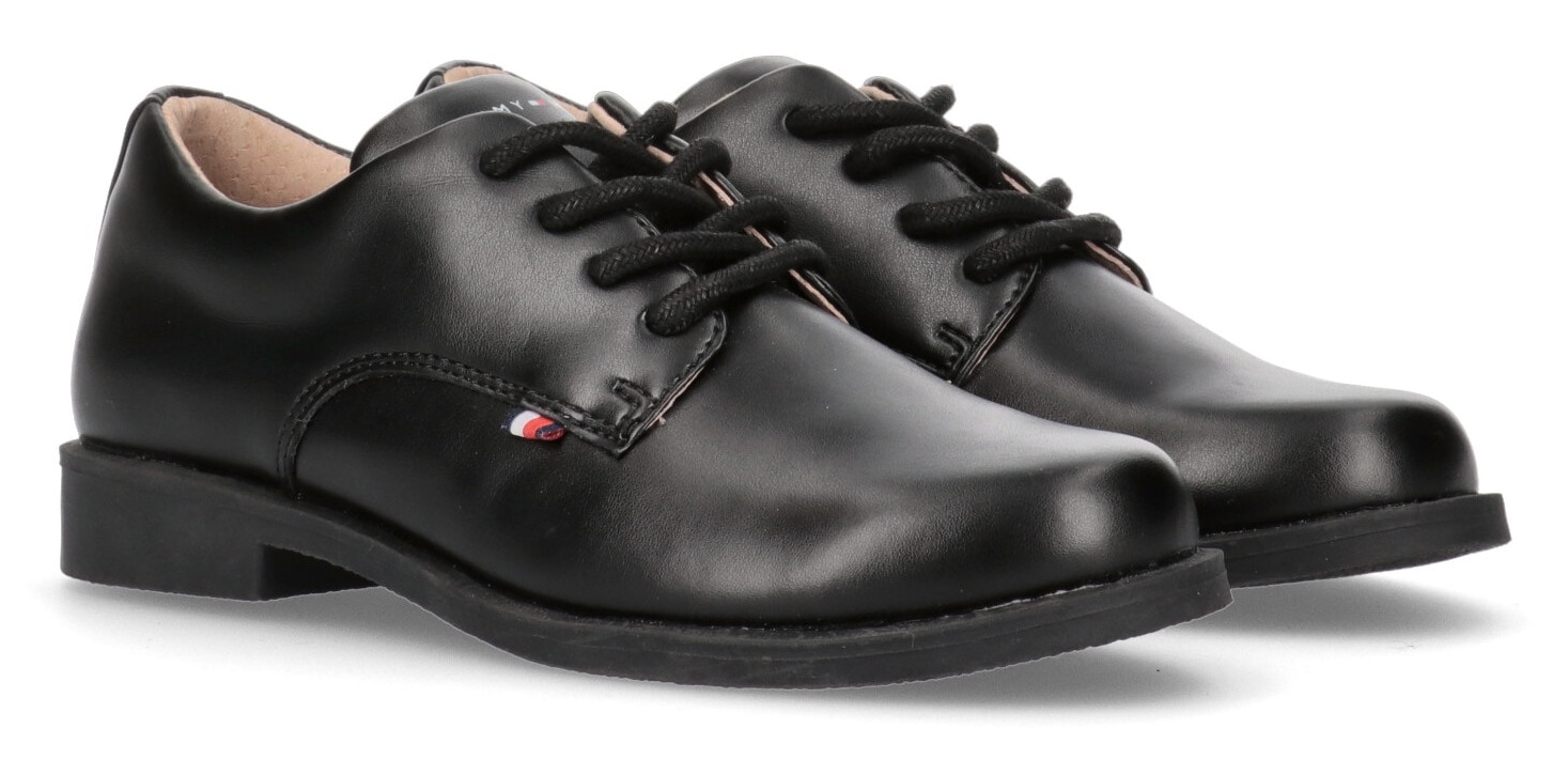 Tommy Hilfiger Schnürschuh »LOW CUT«, Konfirmationsschuh, Kommunionsschuh, Anzugschuh mit Lederfutter von TOMMY HILFIGER