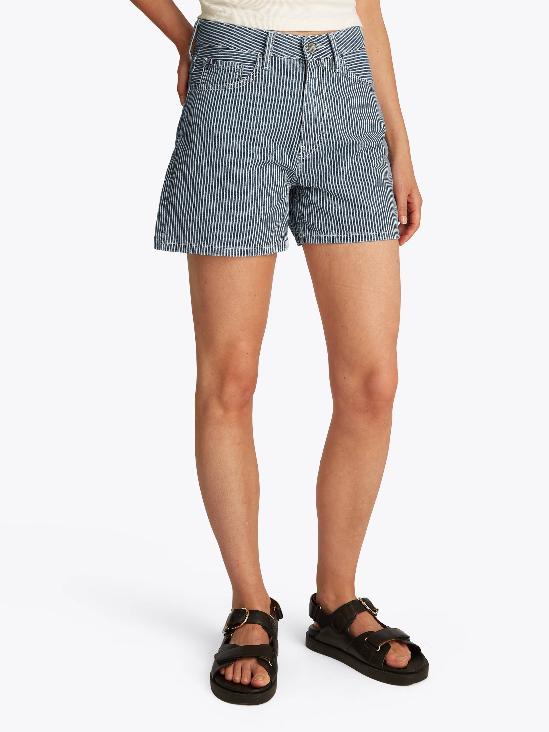 Tommy Hilfiger Shorts »DNM MINI SHORT HW JAZ«, mit Streifen-Muster Tommy Hilfiger Shorts »DNM MINI SHORT HW JAZ«, mit Streifen-Muster von TOMMY HILFIGER