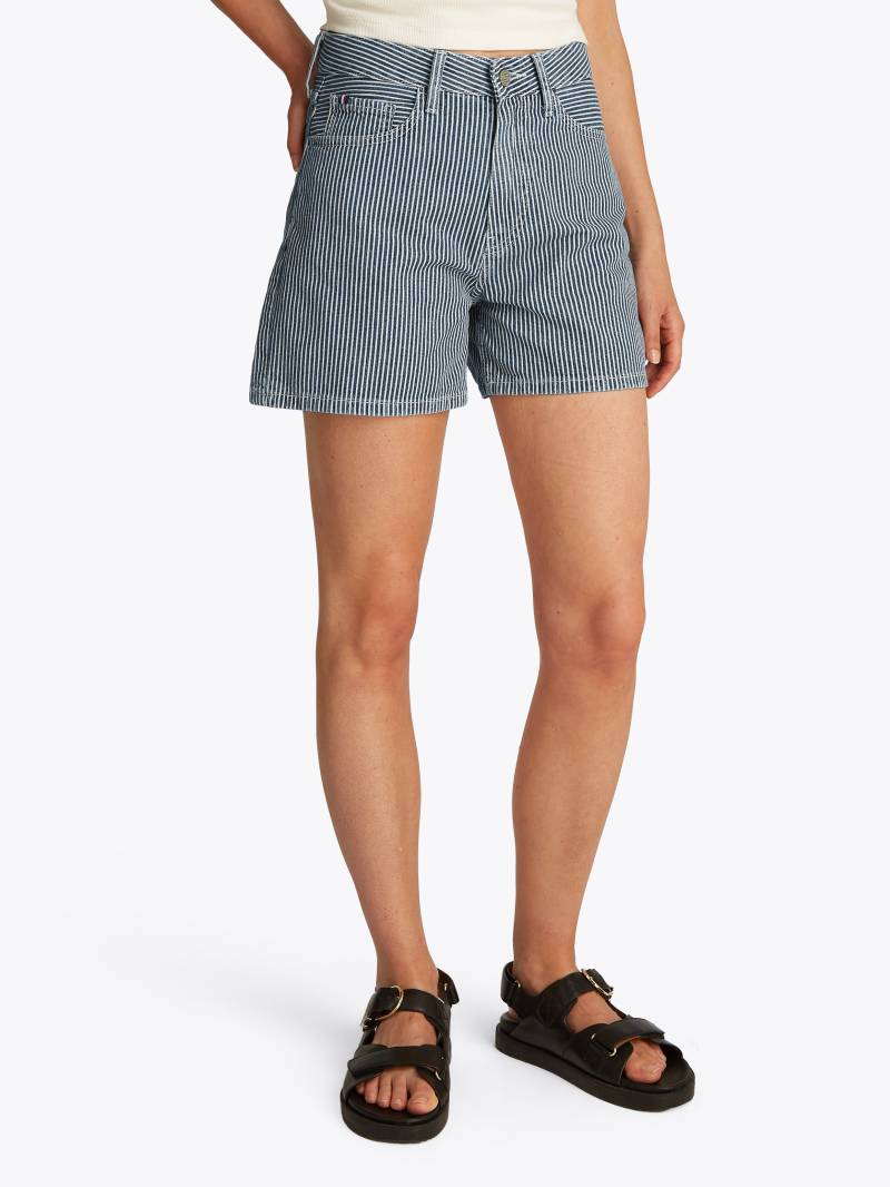 Tommy Hilfiger Shorts »DNM MINI SHORT HW JAZ«, mit Streifen-Muster von TOMMY HILFIGER