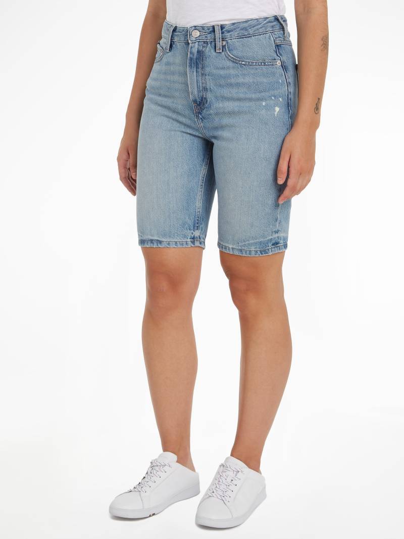 Tommy Hilfiger Shorts »DNM SLIM SHORT HW ASH WRN«, in heller Waschung von TOMMY HILFIGER