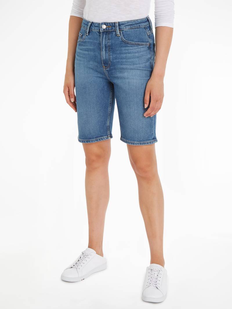 Tommy Hilfiger Shorts »DNM SLIM SHORT HW MEL«, in blauer Waschung von TOMMY HILFIGER