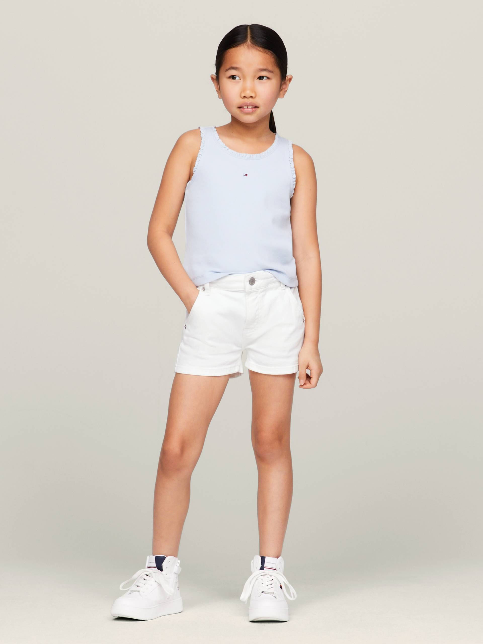 Tommy Hilfiger Shorts »GIRLFRIEND WHITE SHORT«, Kinder bis 16 Jahre von TOMMY HILFIGER