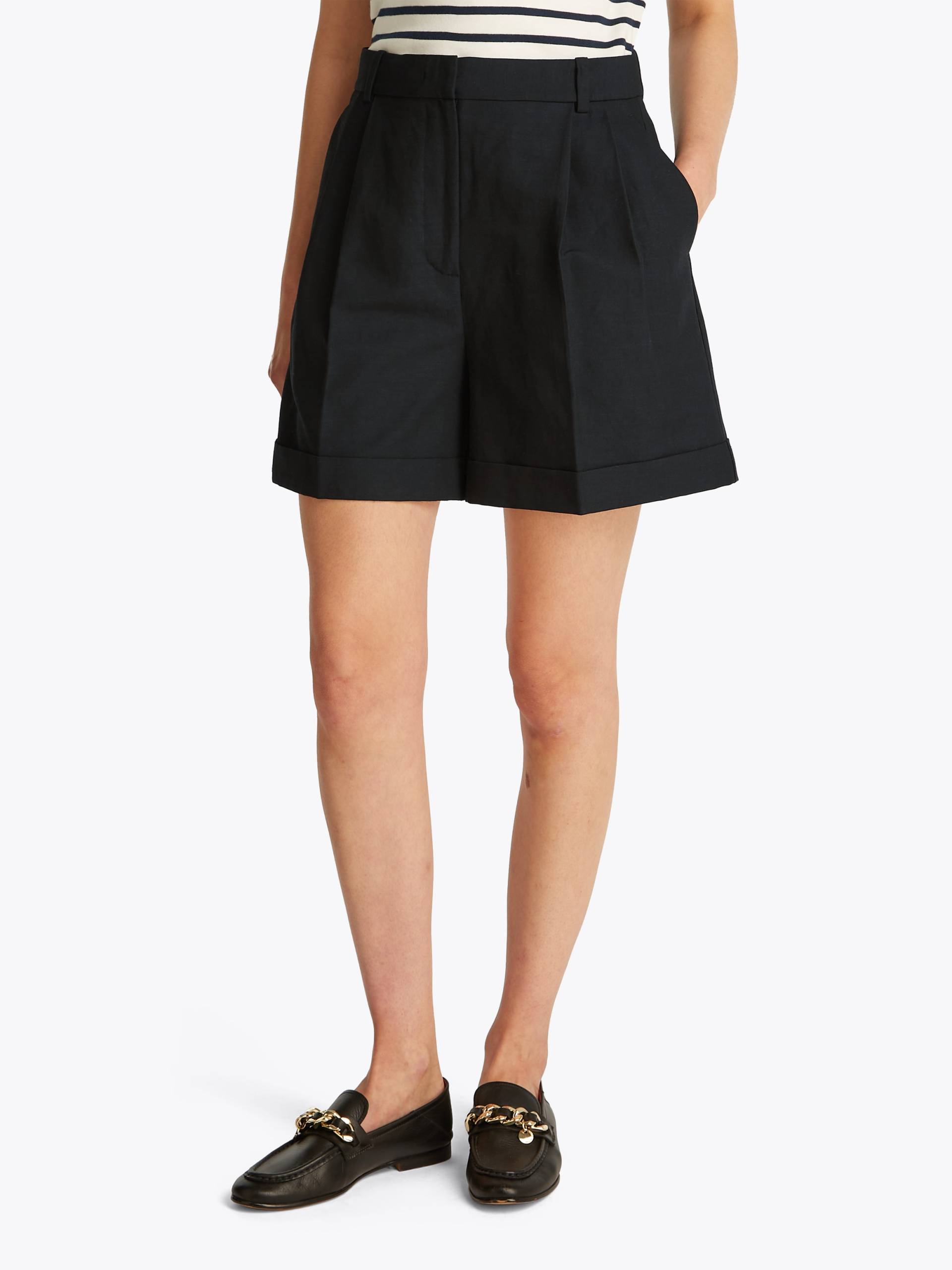 Tommy Hilfiger Shorts »LINEN MIX PLEATED SHORT«, mit Falten,kühlendes Premium Leinen von TOMMY HILFIGER