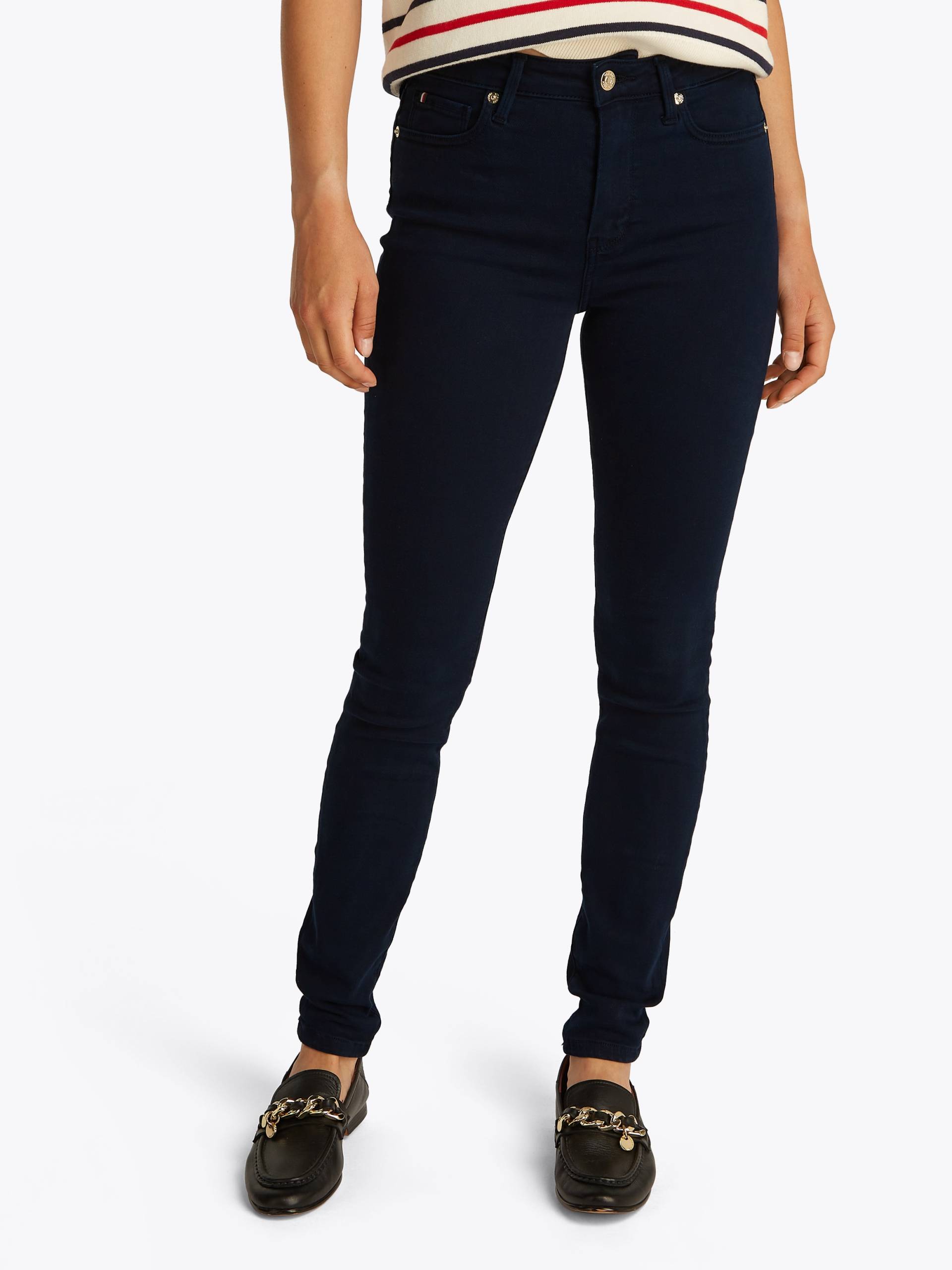 Tommy Hilfiger Skinny-fit-Jeans »COMO Skinny Regular Waist«, mit Logo-Badge, in Knöchellänge von TOMMY HILFIGER