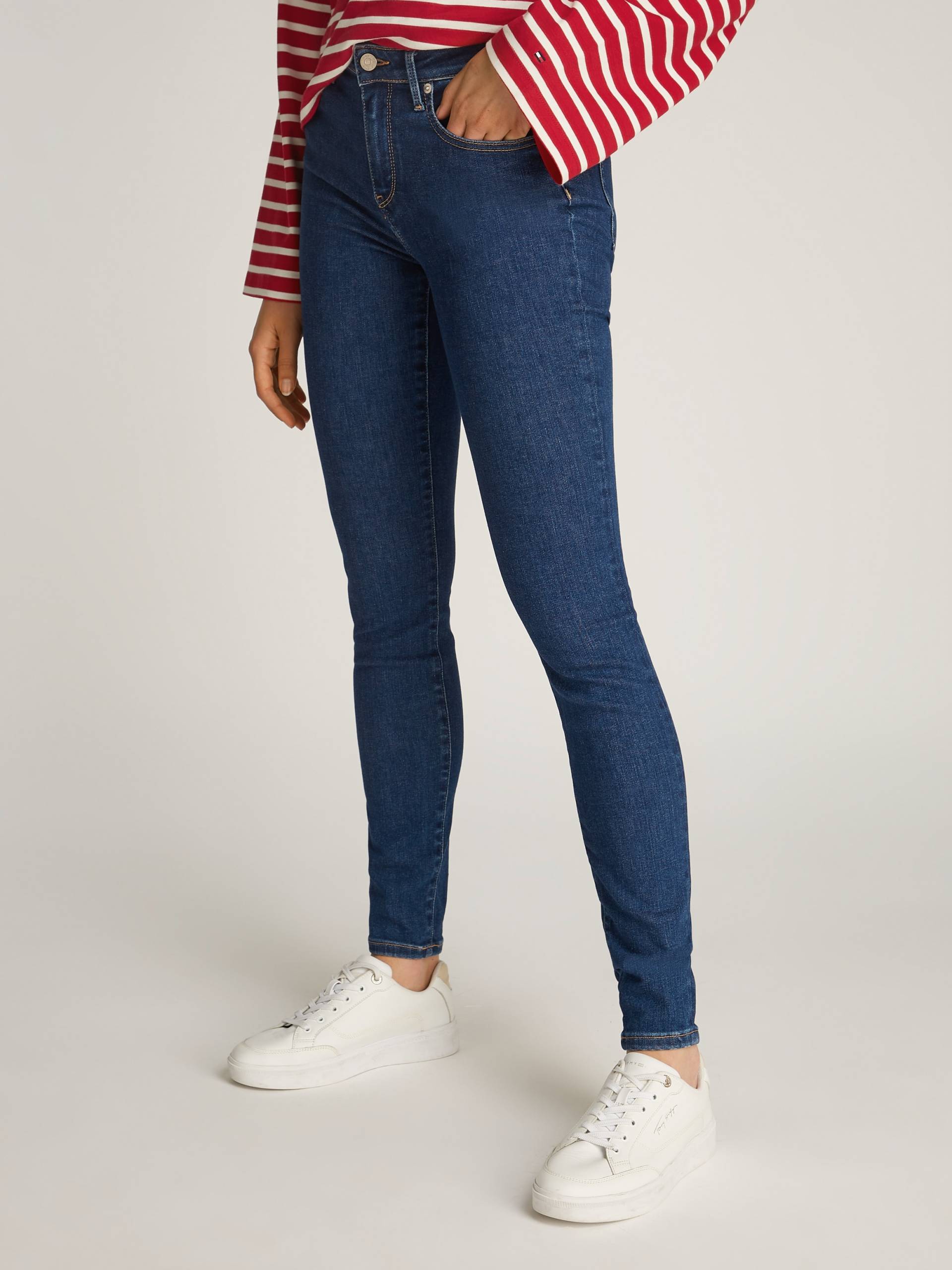 Tommy Hilfiger Skinny-fit-Jeans »COMO Skinny Regular Waist«, mit Logo-Badge, in Knöchellänge von TOMMY HILFIGER