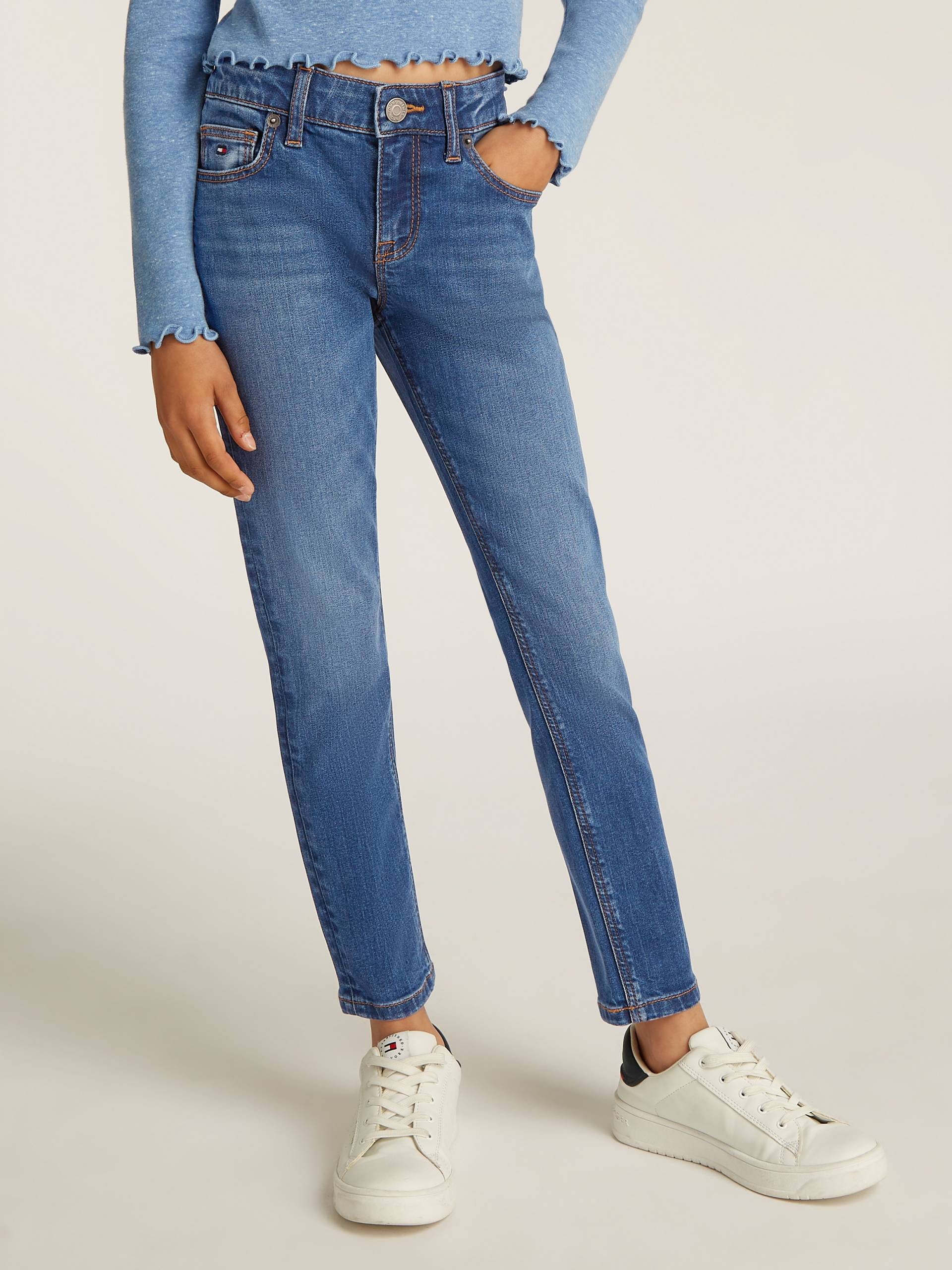 Tommy Hilfiger Skinny-fit-Jeans »NORA SKINNY«, in blauer Waschung Tommy Hilfiger Skinny-fit-Jeans »NORA SKINNY«, in blauer Waschung von TOMMY HILFIGER