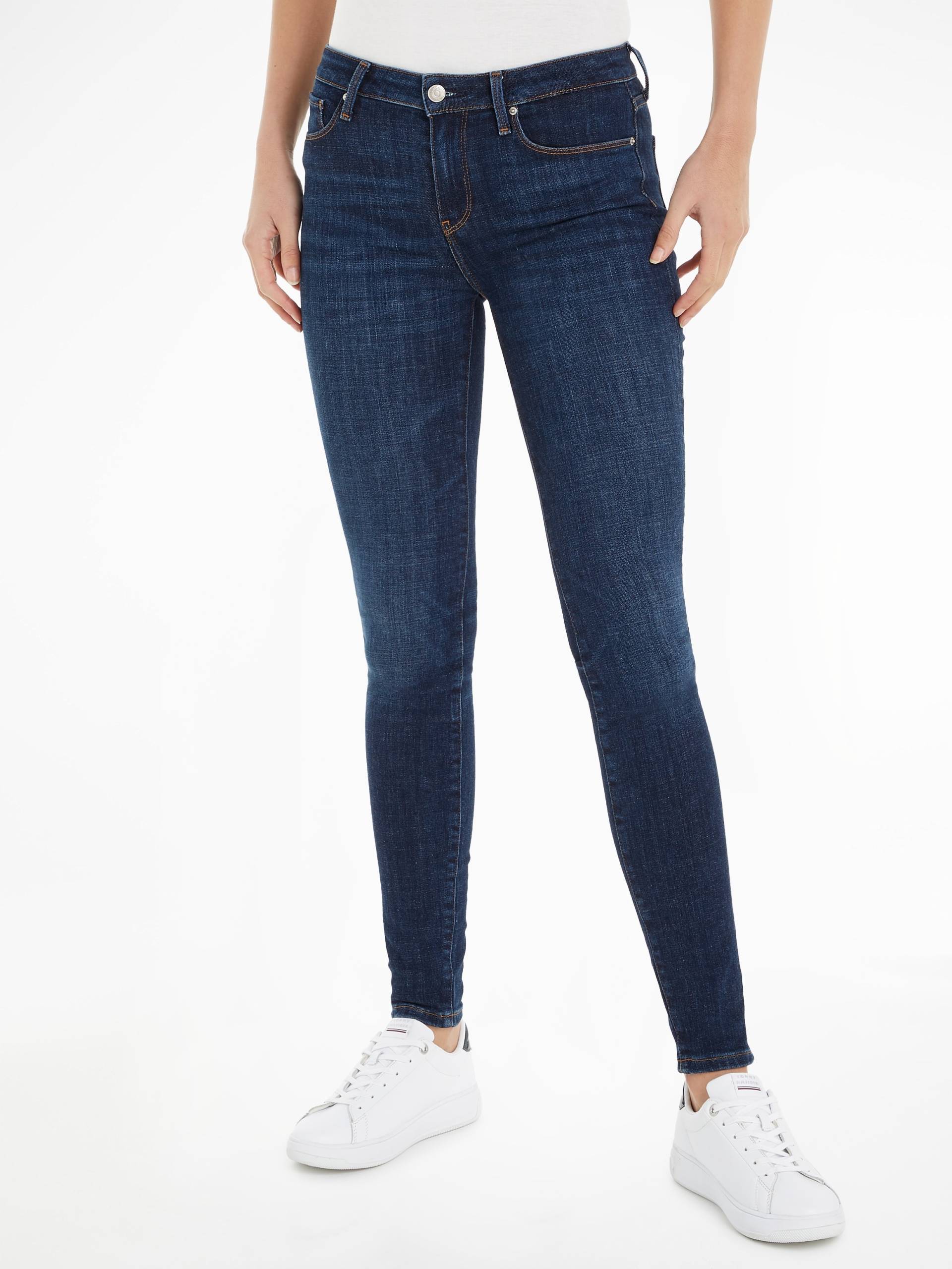 Tommy Hilfiger Skinny-fit-Jeans »TH FLEX COMO SKINNY RW GYA«, (TH FLEX COMO SKINNY RW), mit Tommy Hilfiger Logo-Badge von TOMMY HILFIGER