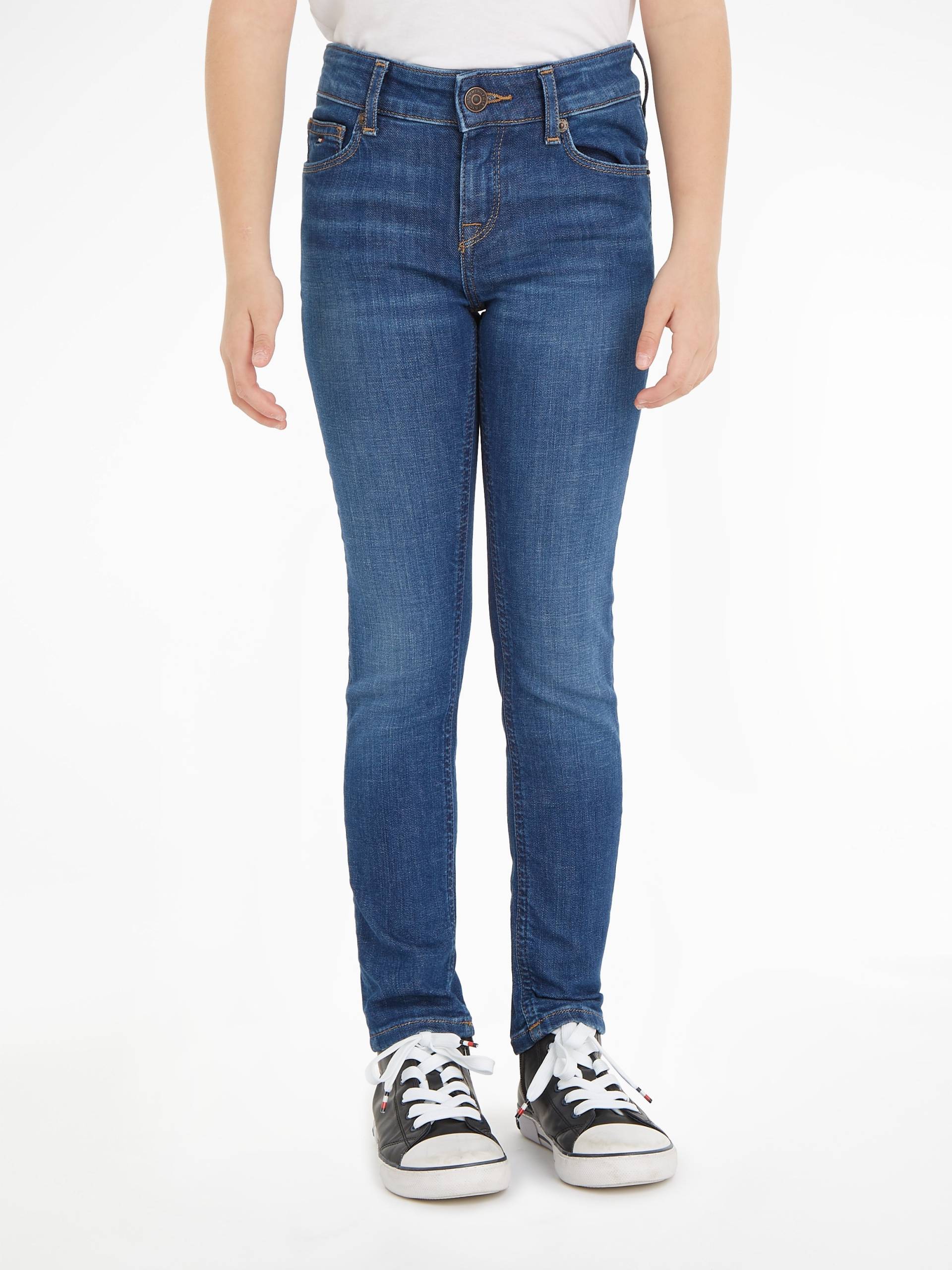 Tommy Hilfiger Slim-fit-Jeans »NORA DARK WASH«, in blauer Waschung von TOMMY HILFIGER