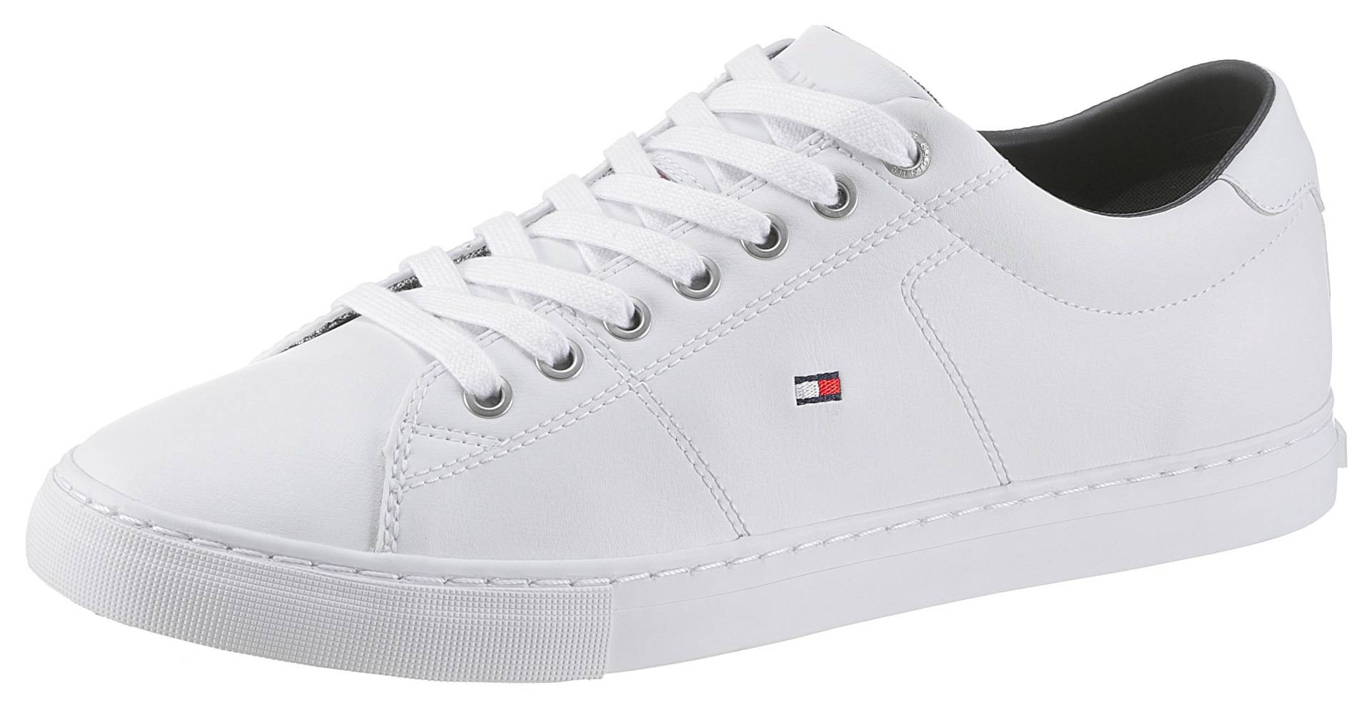 Tommy Hilfiger Sneaker »ESSENTIAL LEATHER SNEAKER«, Freizeitschuh, Halbschuh, Schnürschuh von TOMMY HILFIGER