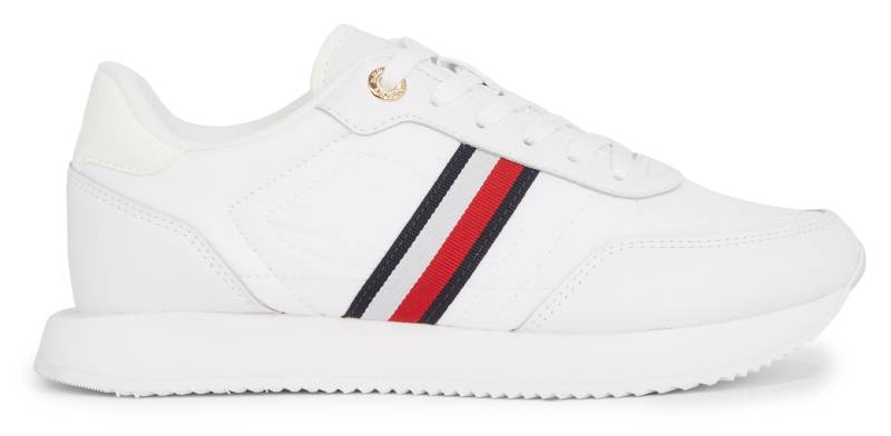 Tommy Hilfiger Sneaker »ESSENTIAL RUNNER GLOBAL STRIPES«, Freizeitschuh, Halbschuh, Schnürschuh mit seitlichen Streifen von TOMMY HILFIGER