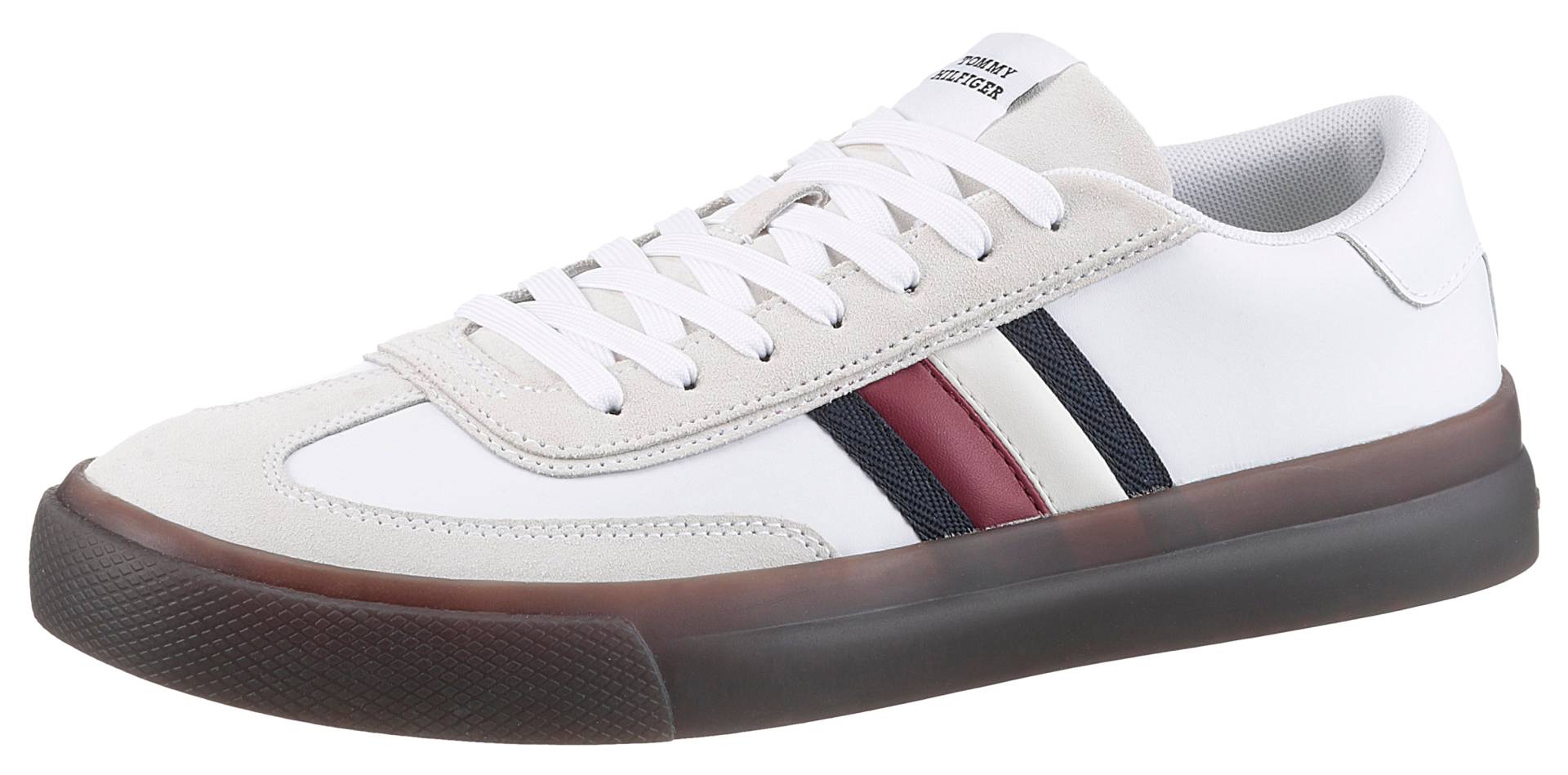 Tommy Hilfiger Sneaker »TH CUPSET TERRACE«, Freizeitschuh, Halbschuh, Schnürschuh mit seitlichen Streifen von TOMMY HILFIGER