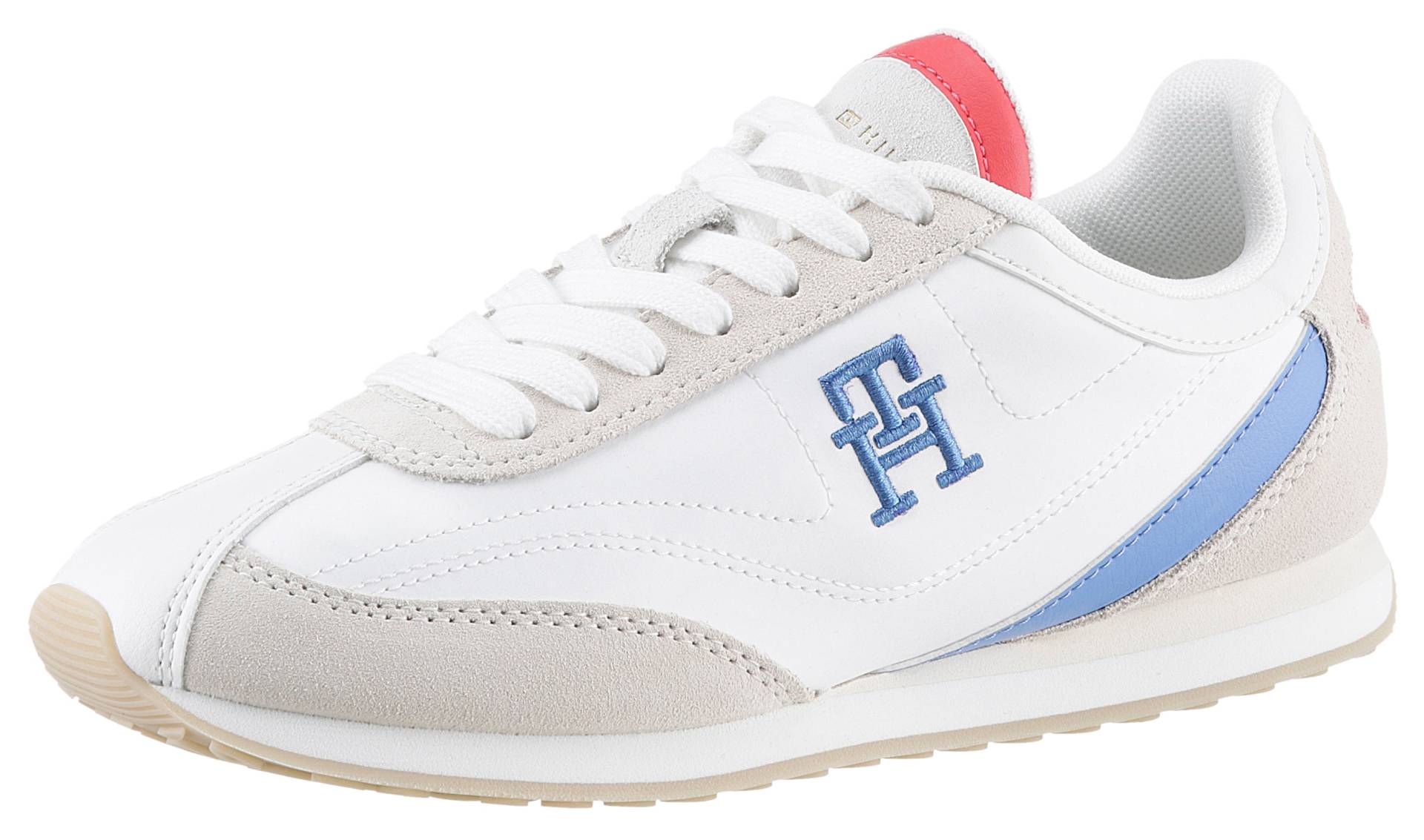 Tommy Hilfiger Sneaker »TH HERITAGE RUNNER«, mit Kontrastbesätzen, hat eine schmale Form von TOMMY HILFIGER