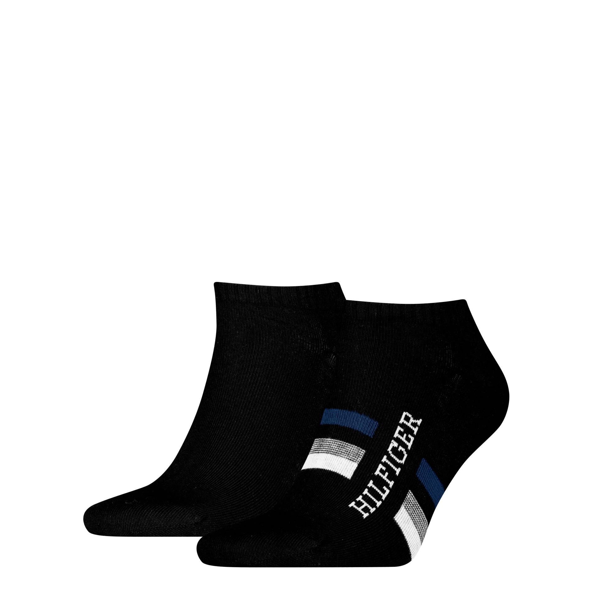 Tommy Hilfiger Sneakersocken »TH MEN SNEAKER 2P HILFIGER TAB«, (2 Paar) von TOMMY HILFIGER