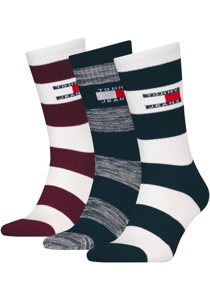 Tommy Hilfiger Socken, (2 Paar), mit auffälliger Musterung von TOMMY HILFIGER