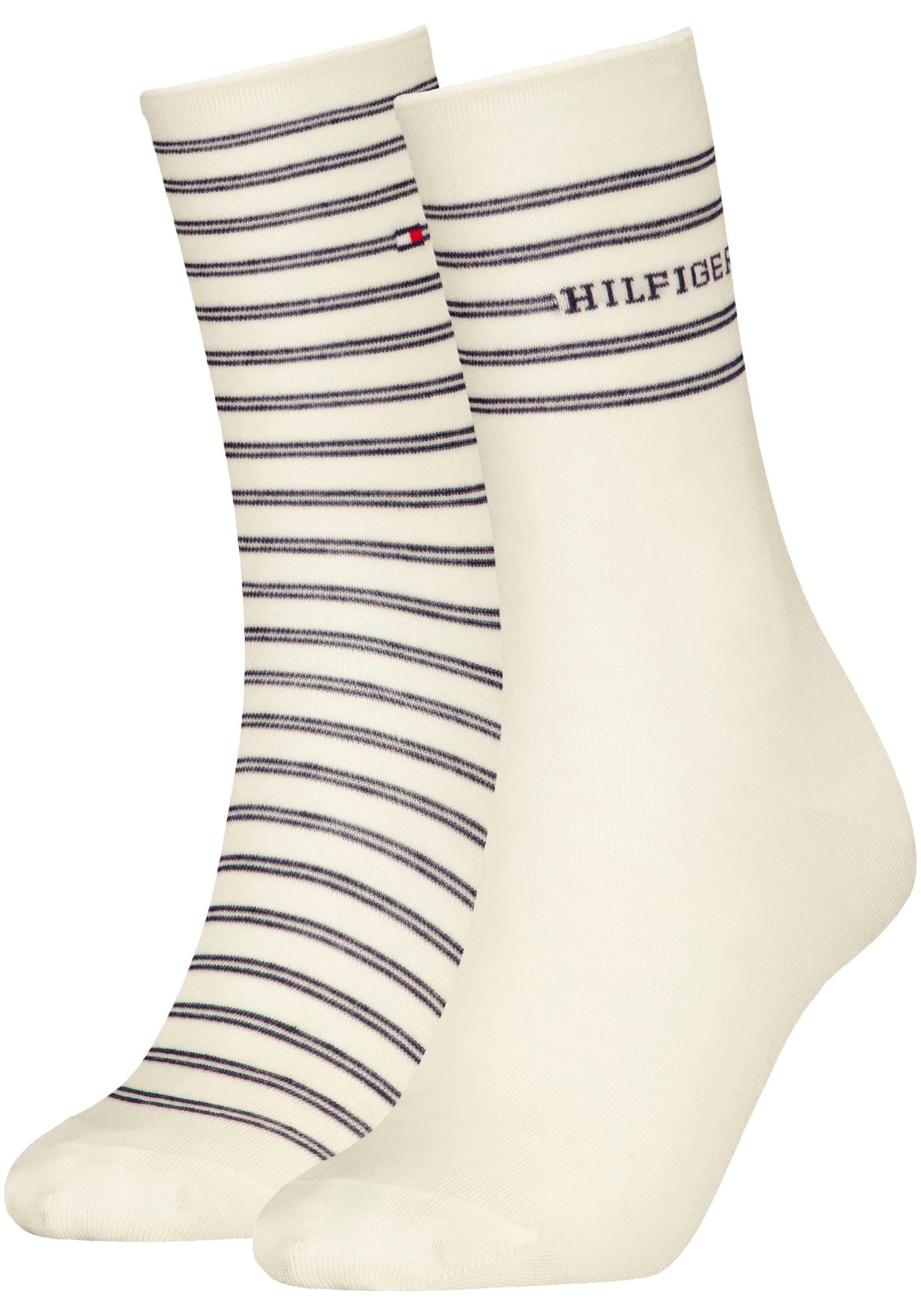 Tommy Hilfiger Socken, (2 Paar), mit Logoschriftzug von TOMMY HILFIGER