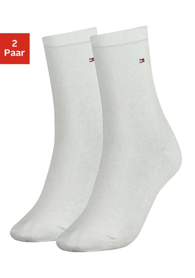 Tommy Hilfiger Socken, (2 Paar), mit flacher Zehennaht von TOMMY HILFIGER