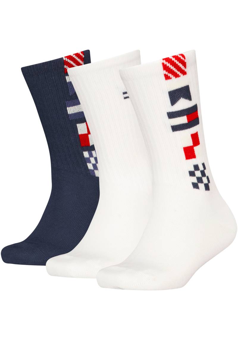 Tommy Hilfiger Socken, (3 Paar), mit auffälliger Musterung von TOMMY HILFIGER