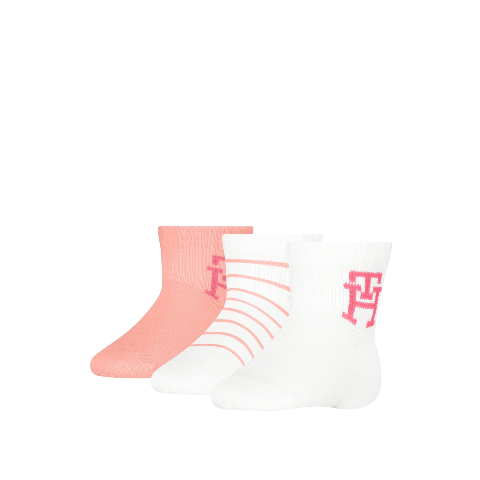 Tommy Hilfiger Socken »TH BABY SOCK 3P GIFTBOX MONOGRAM«, (3 Paar), mit mehreren süssen Designs von TOMMY HILFIGER