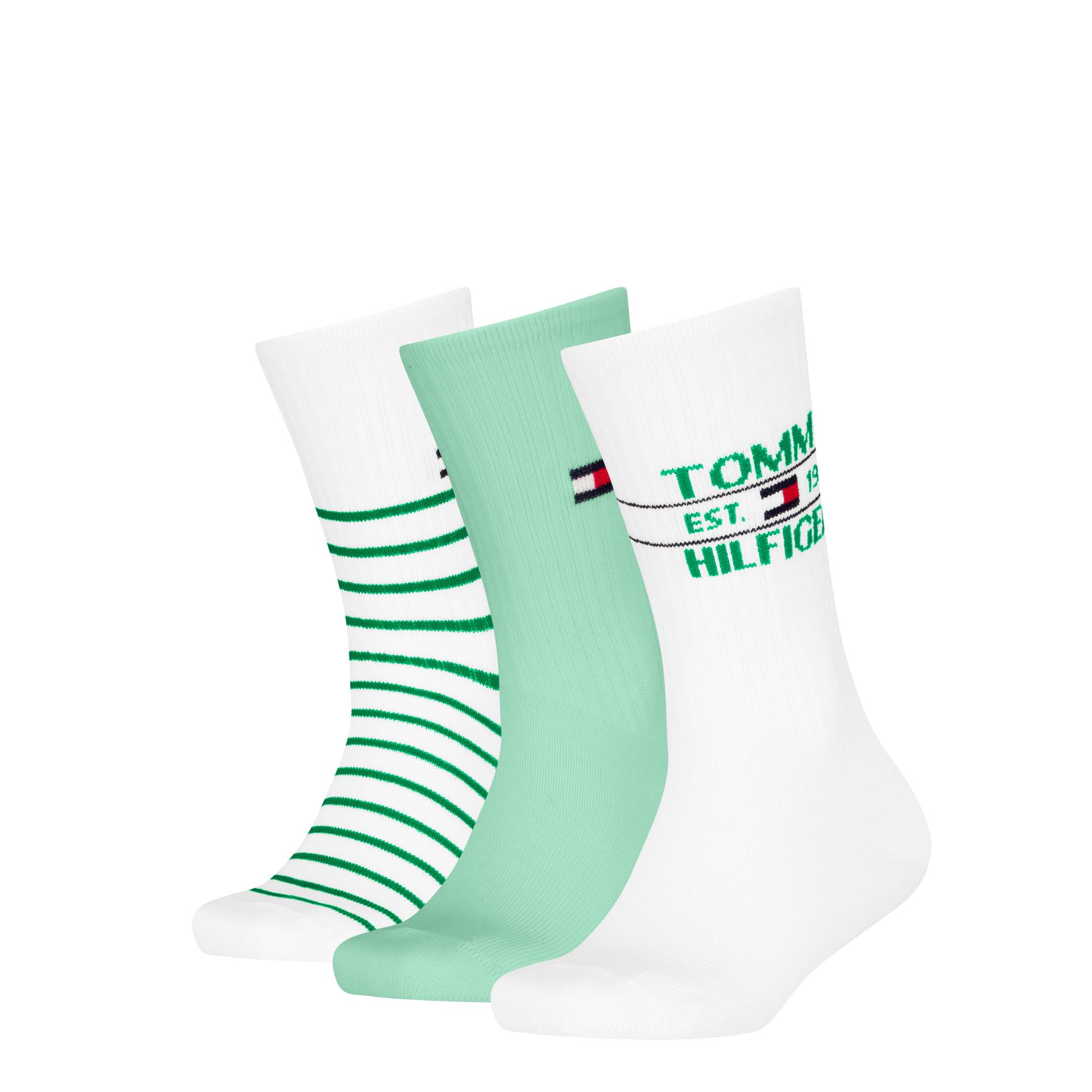 Tommy Hilfiger Socken »TH KIDS SOCK 3P SPORT BRETON«, (3 Paar), mit mehreren Varianten im Pack von TOMMY HILFIGER