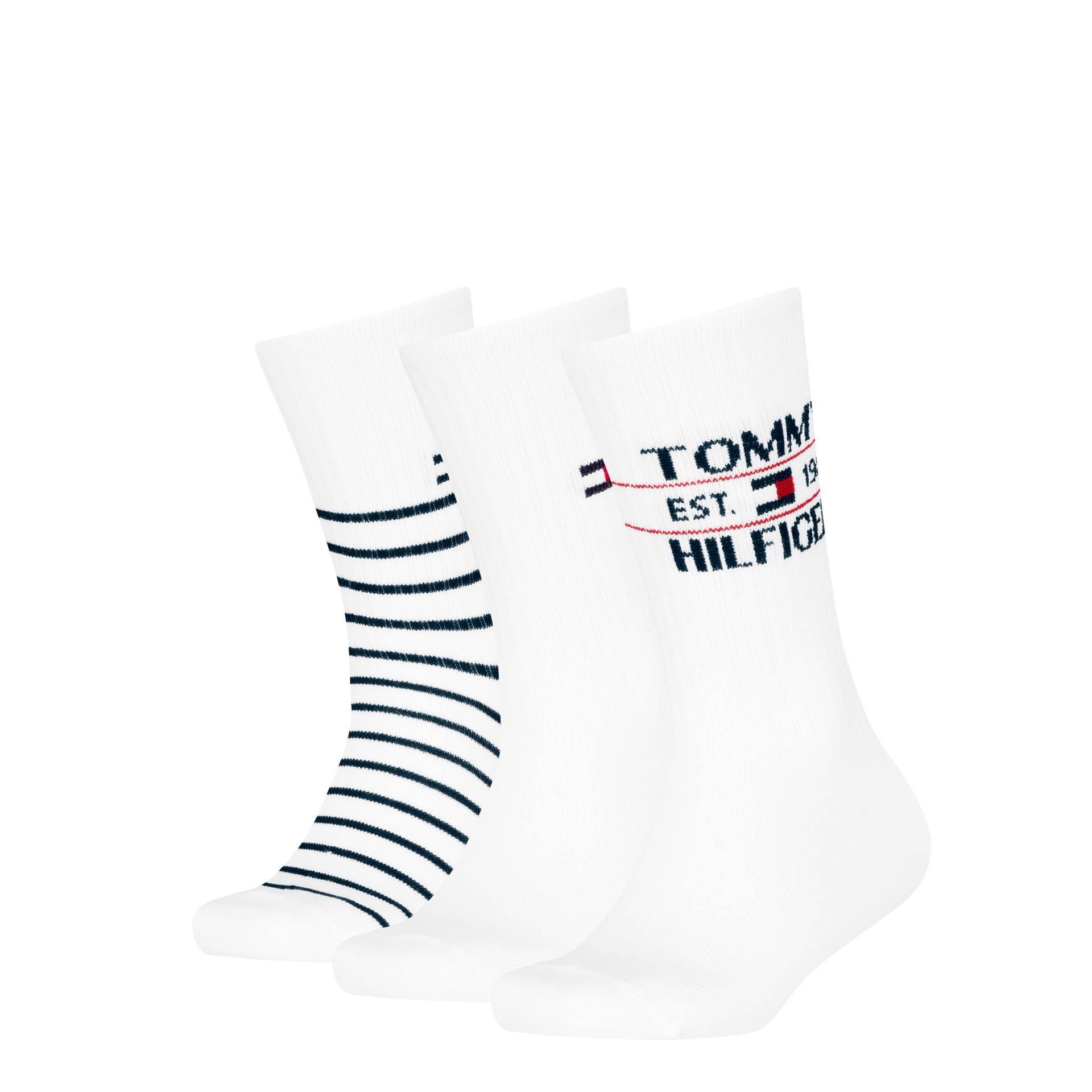 Tommy Hilfiger Socken »TH KIDS SOCK 3P SPORT BRETON«, (3 Paar), mit mehreren Varianten im Pack von TOMMY HILFIGER