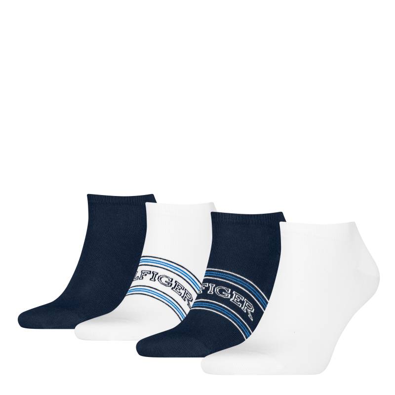 Tommy Hilfiger Socken »TH MEN SNEAKER 4P GIFTBOX«, (4 Paar), mit markantem Logoaufdruck von TOMMY HILFIGER