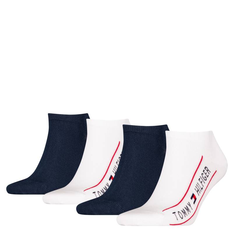 Tommy Hilfiger Socken »TH MEN SNEAKER 4P TH LOGO ECOM«, (4 Paar), mit sportlichem Logodetail von TOMMY HILFIGER