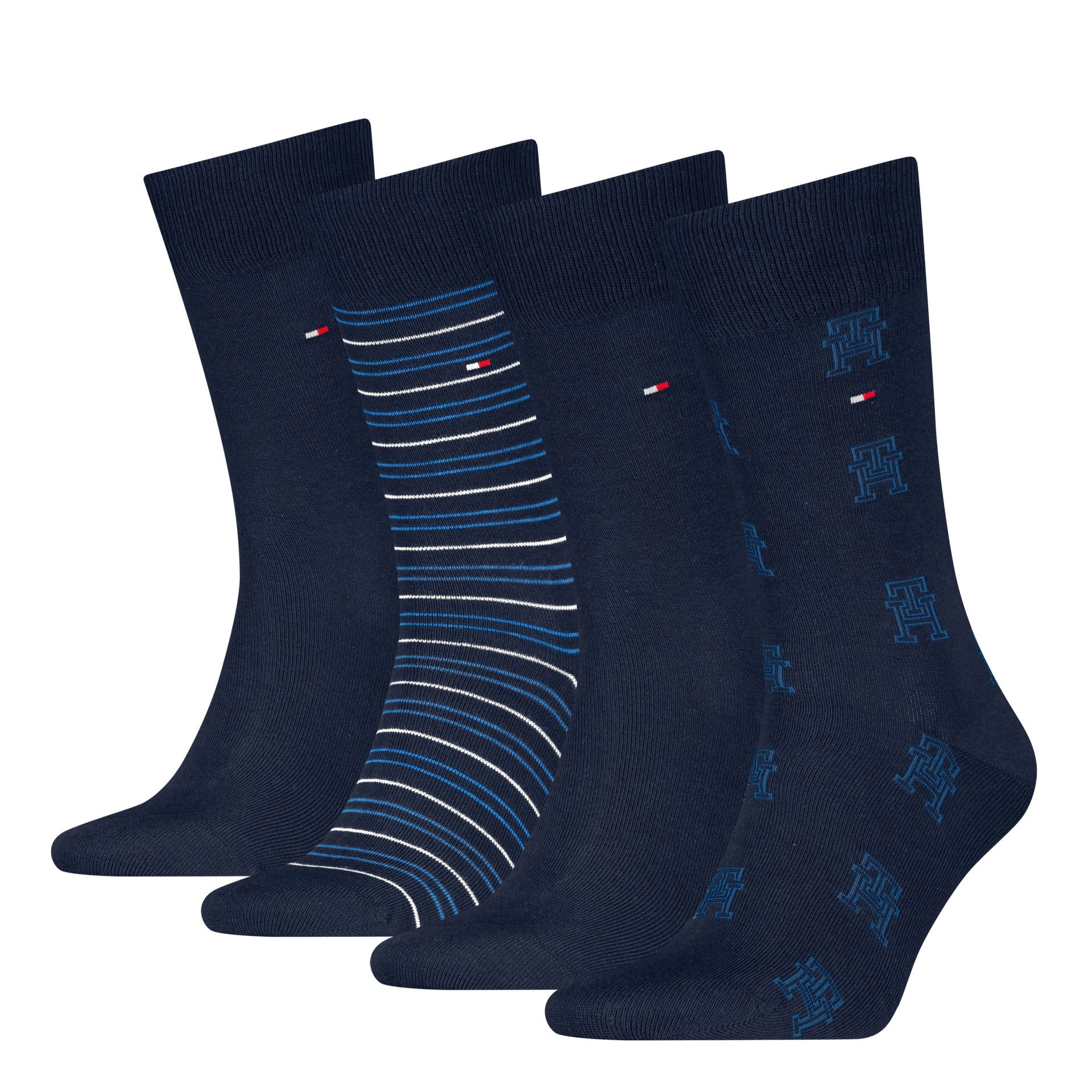 Tommy Hilfiger Socken »TH MEN SOCK 4P GIFTBOX«, (4 Paar), mit mehreren Varianten im Pack von TOMMY HILFIGER