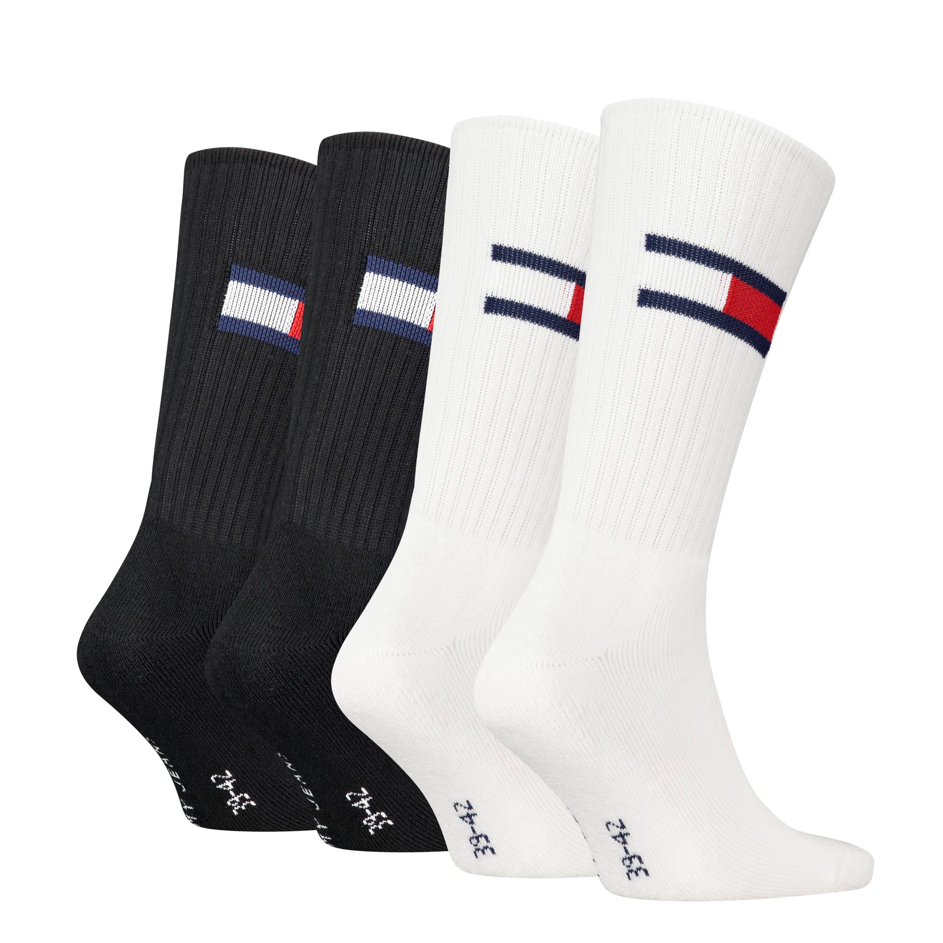 Tommy Hilfiger Socken »TH UNI TJ SOCK 4P FLAG«, (4 Paar) von TOMMY HILFIGER