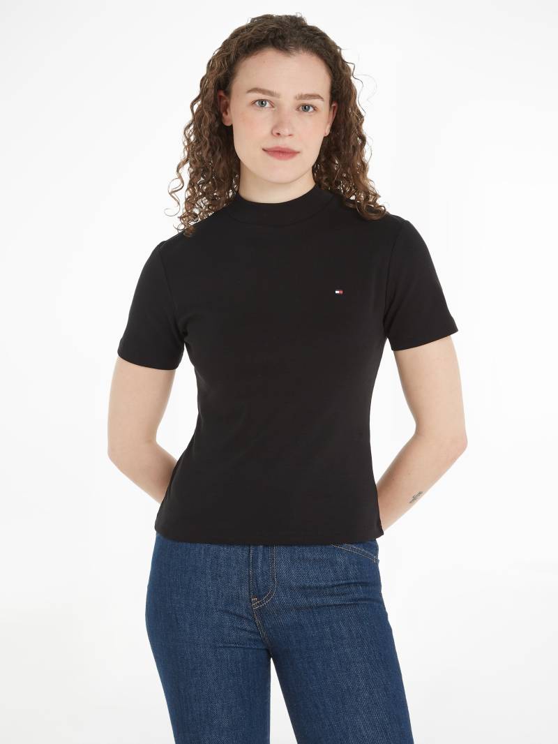 Tommy Hilfiger Stehkragenshirt »NEW CODY SLIM CROP MOCK-NK«, mit Logostickerei von TOMMY HILFIGER