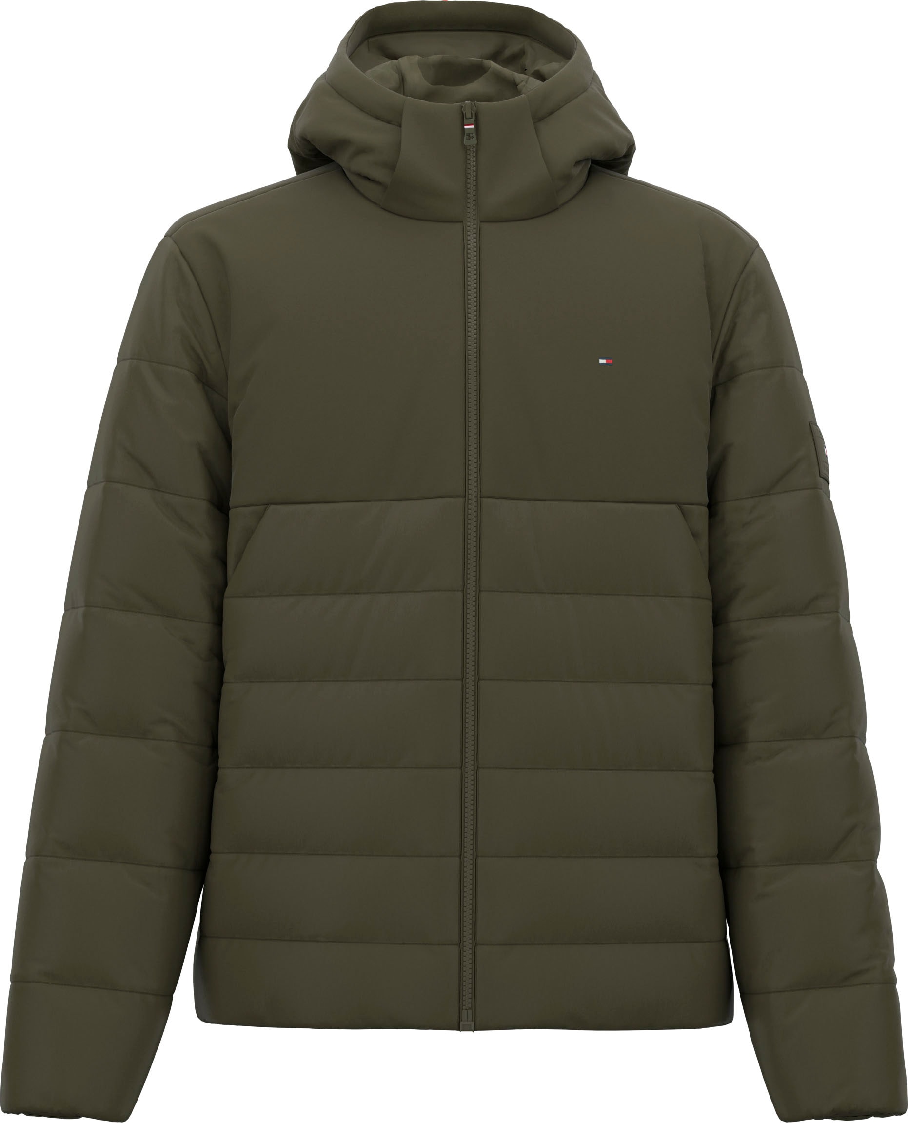 Tommy Hilfiger Steppjacke »CL MIXED MEDIA HOODED JACKET«, mit Kapuze von TOMMY HILFIGER