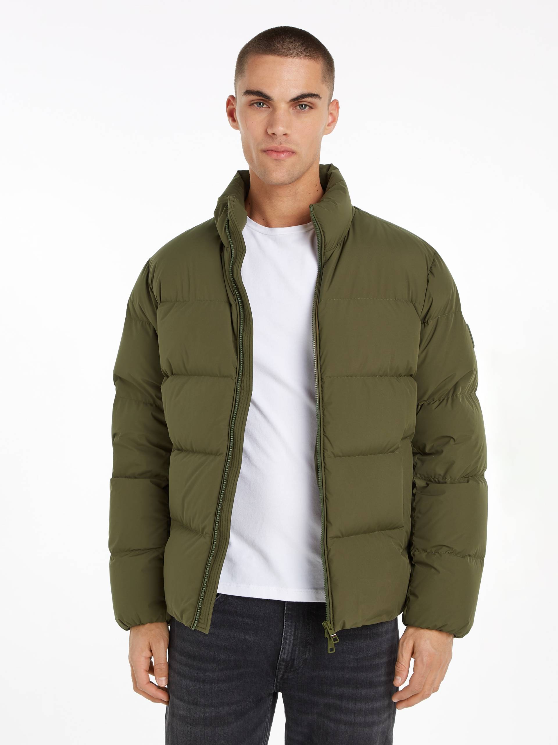 Tommy Hilfiger Steppjacke »DOWN PUFFER JACKET«, ohne Kapuze von TOMMY HILFIGER