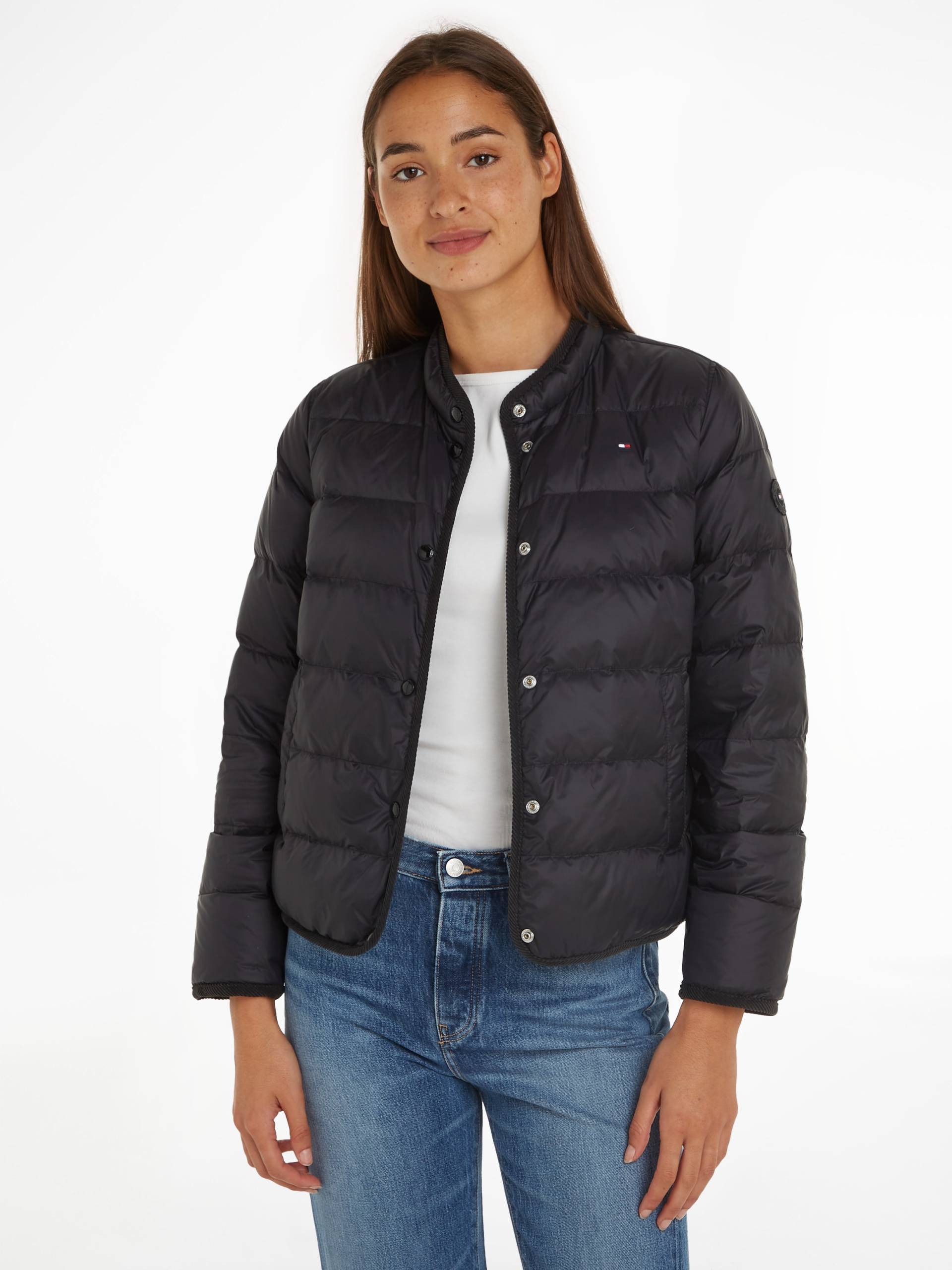 Tommy Hilfiger Steppjacke »LW DOWN COLLARLESS JACKET«, mit leichter Wattierung von TOMMY HILFIGER