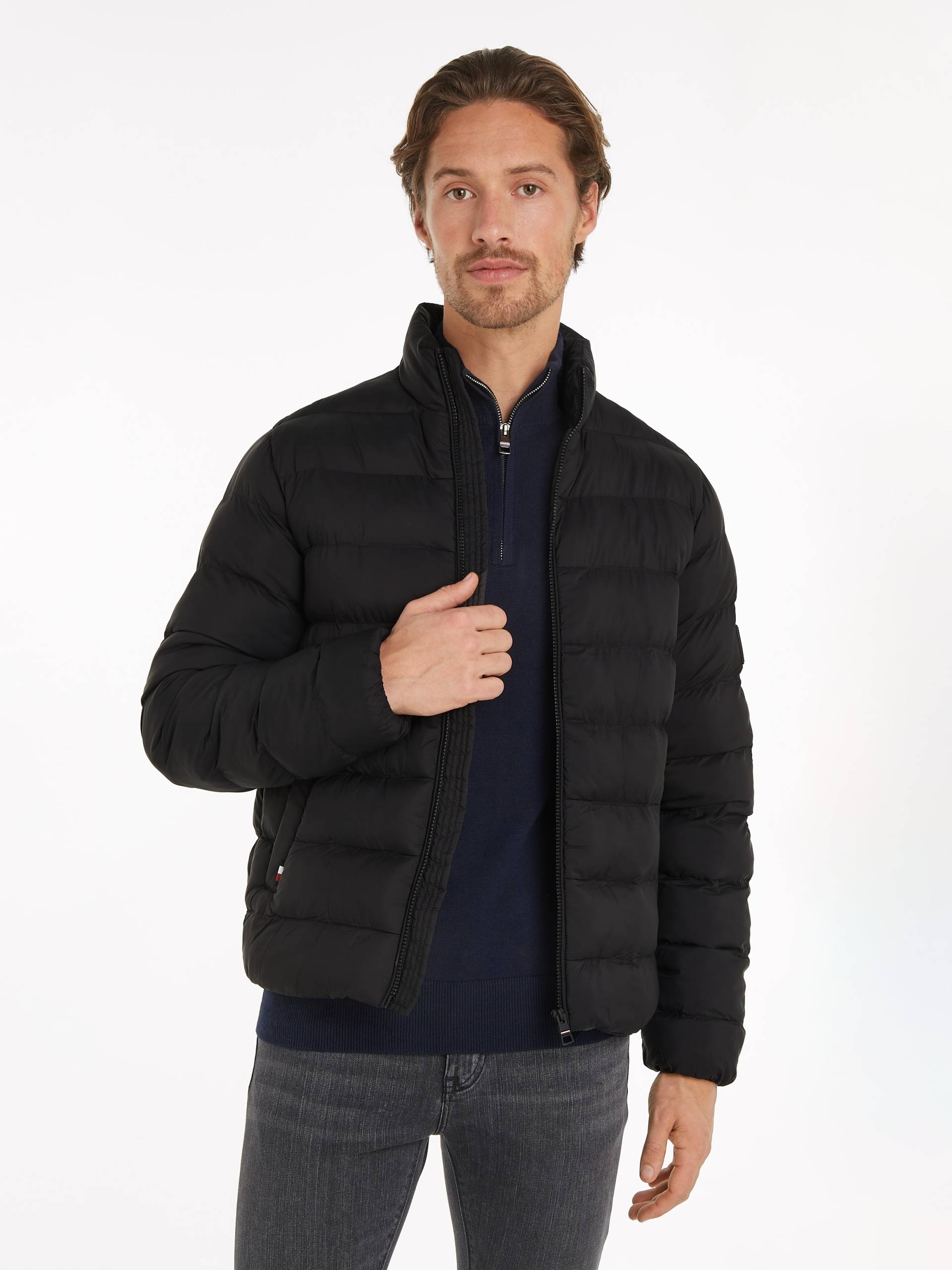 Tommy Hilfiger Steppjacke »MID WEIGHT STAND COLLAR JACKET« Tommy Hilfiger Steppjacke »MID WEIGHT STAND COLLAR JACKET« von TOMMY HILFIGER