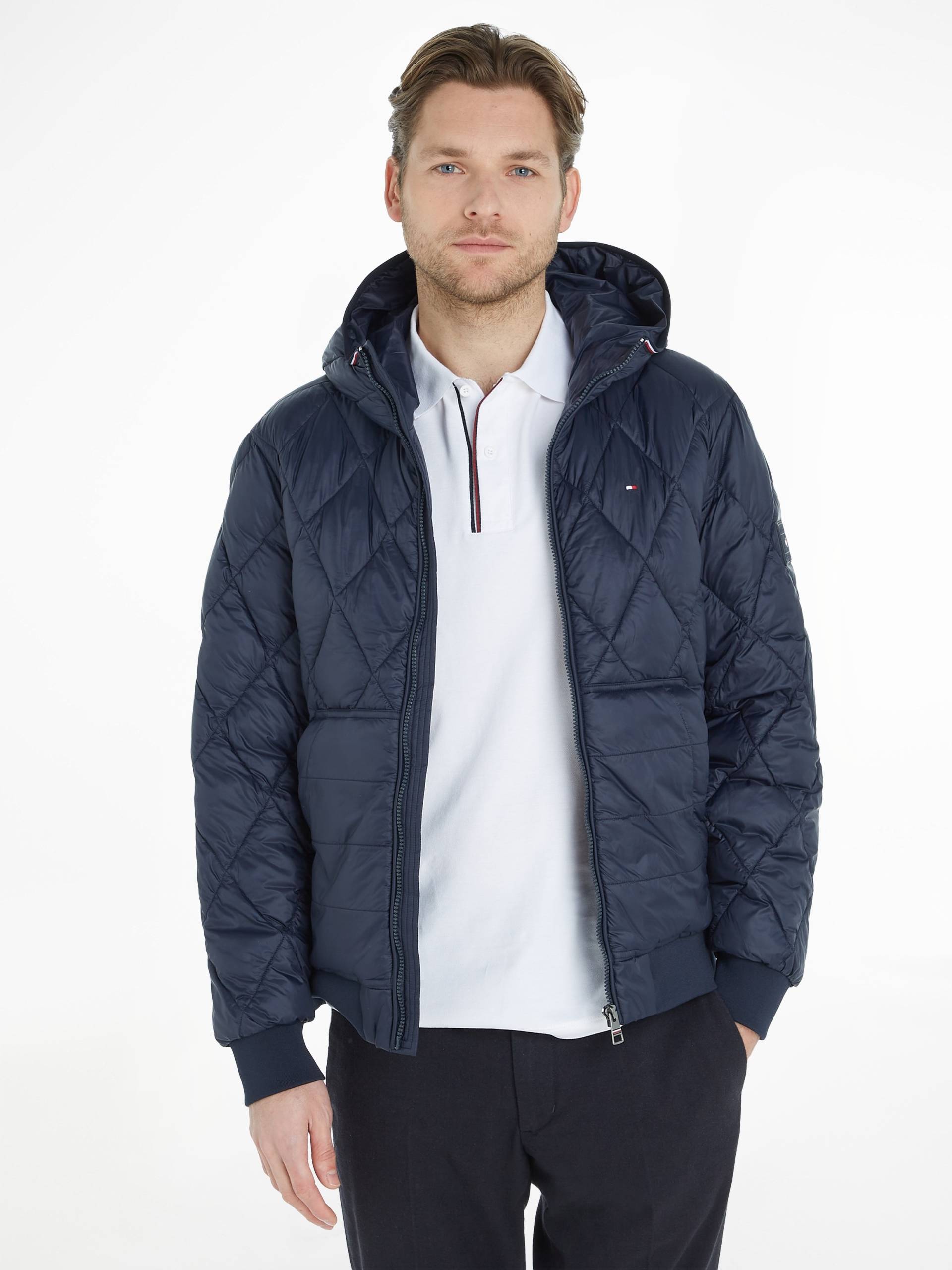 Tommy Hilfiger Steppjacke »MIX QUILT RECYCLED«, mit Kapuze von TOMMY HILFIGER