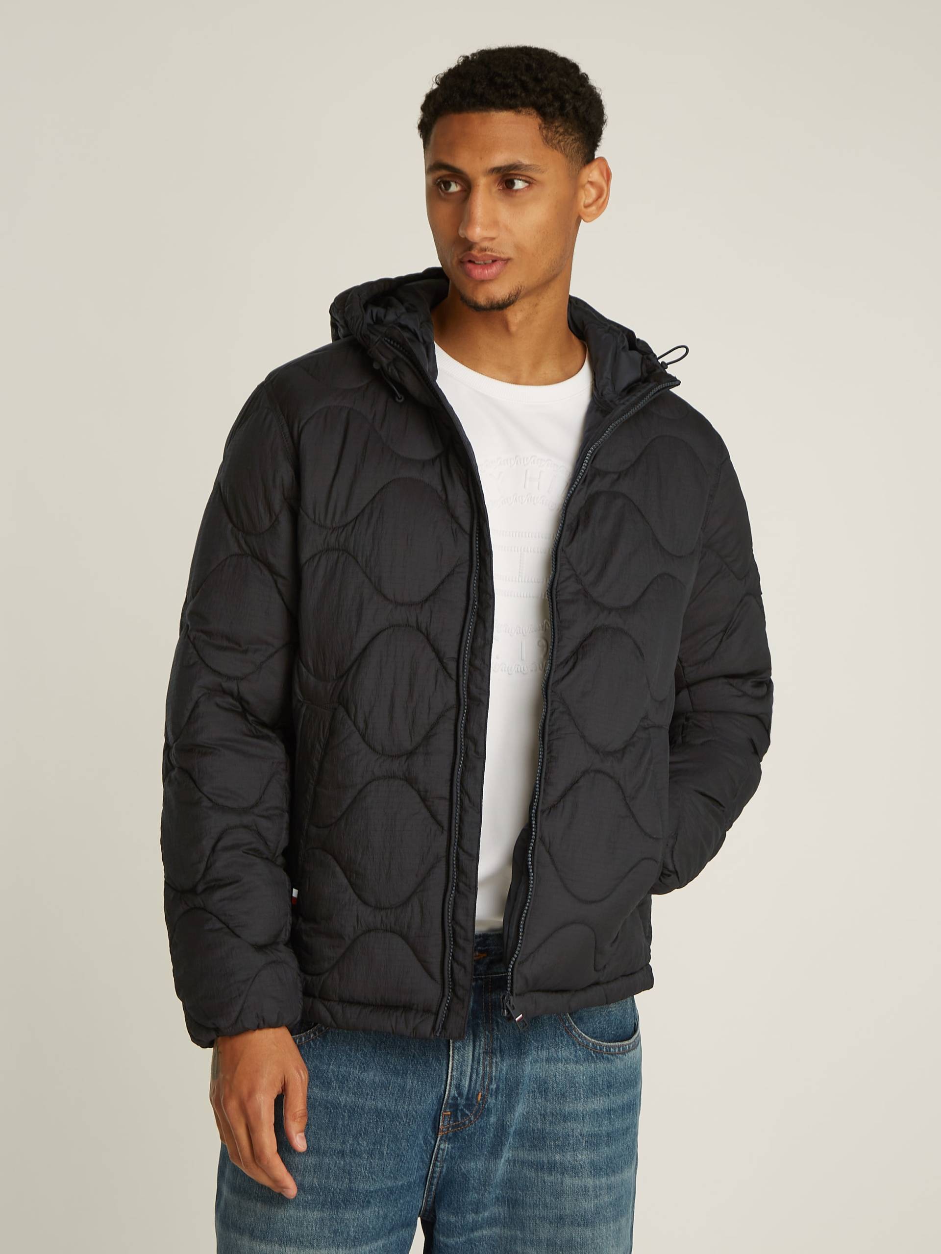 Tommy Hilfiger Steppjacke »ONION QUILTED HOODED JACKET«, Mit Zwiebelsteppung von TOMMY HILFIGER