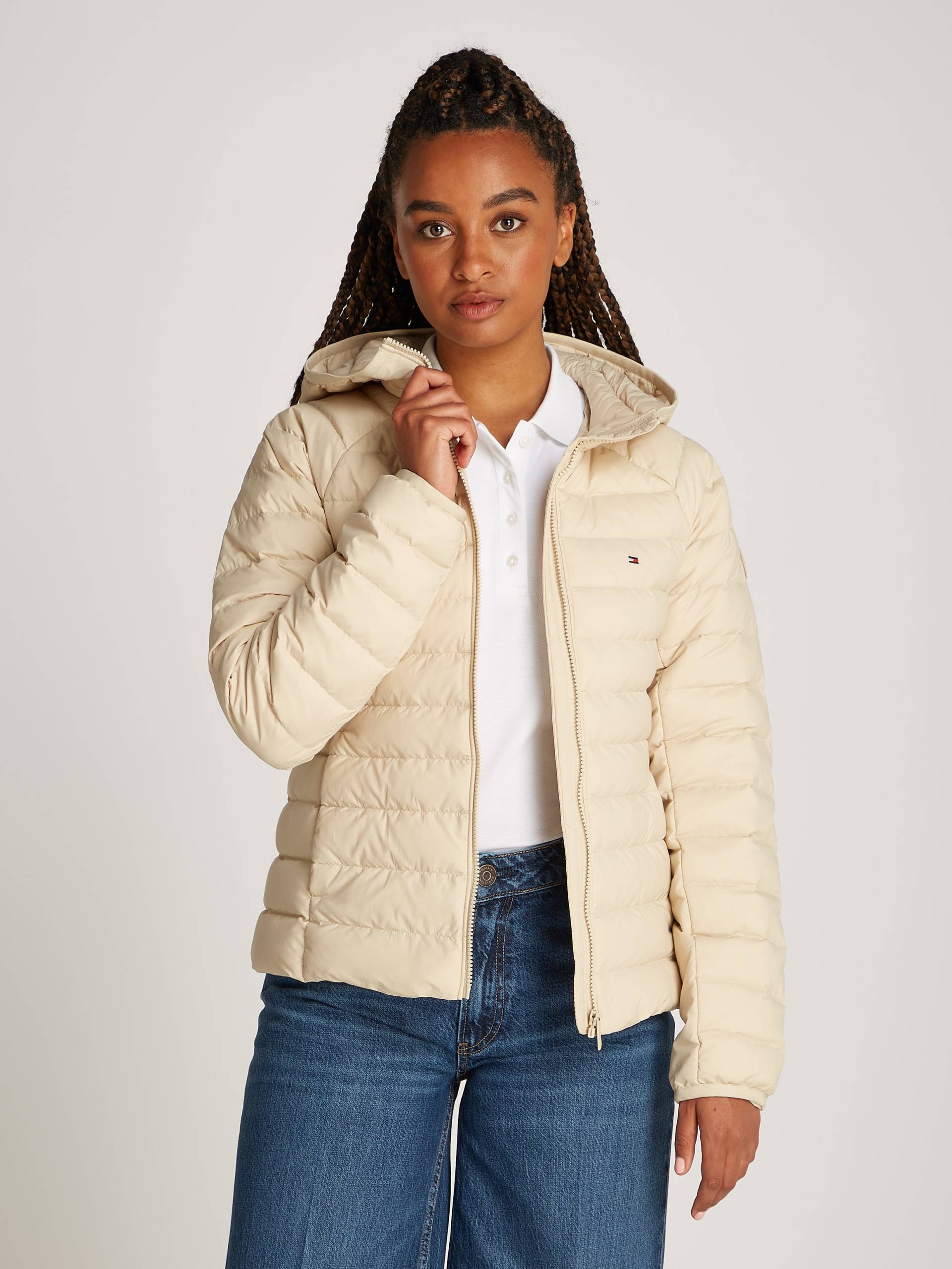 Tommy Hilfiger Steppjacke »SPORTY LW DOWN JACKET«, mit Kapuze, mit leichter Wattierung von TOMMY HILFIGER