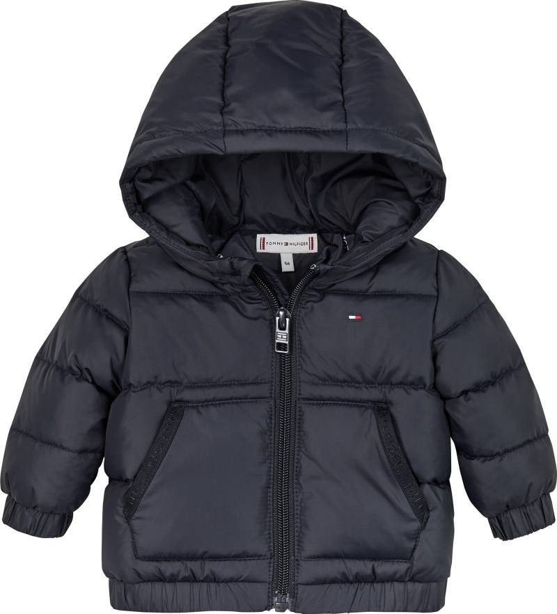 Tommy Hilfiger Steppjacke »TOMMY SOLID PUFFER JACKET«, mit Kapuze, für Kinder bis 2 Jahre von TOMMY HILFIGER